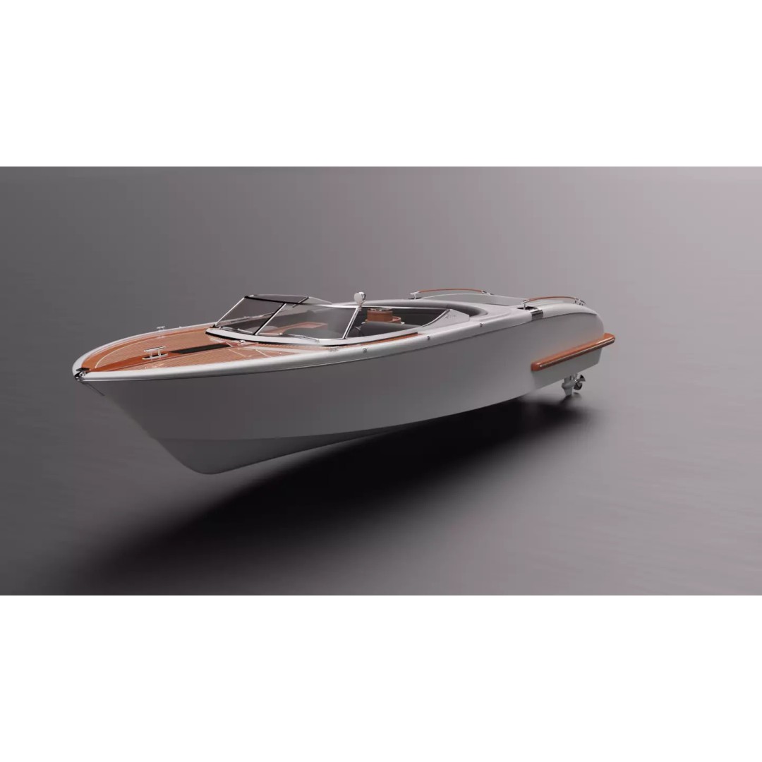 Speed Boat 3D Model – High-Fidelity Vehicle Asset for Games, FBX - View 2