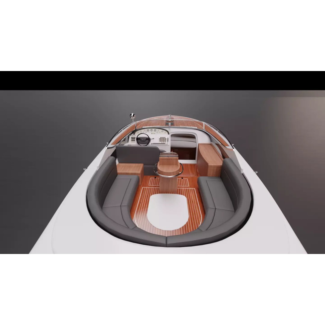 Speed Boat 3D Model – High-Fidelity Vehicle Asset for Games, FBX - View 4