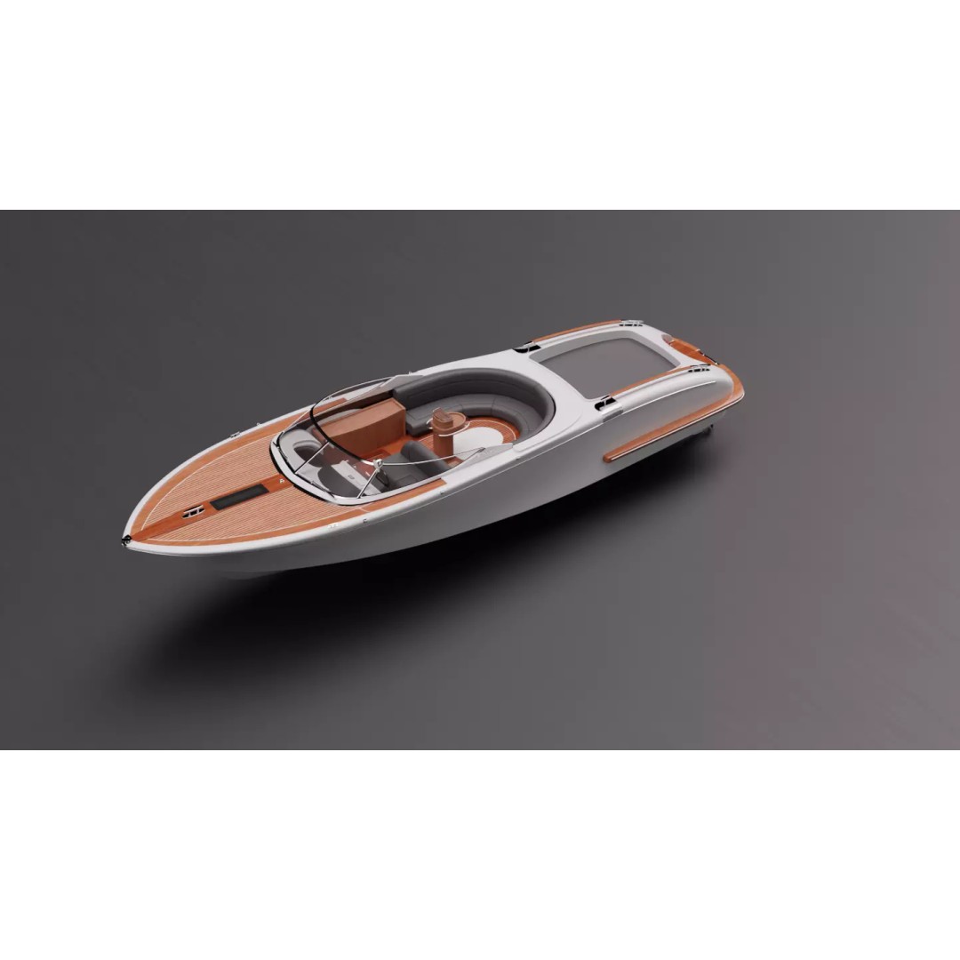 Speed Boat 3D Model – High-Fidelity Vehicle Asset for Games, FBX - View 7