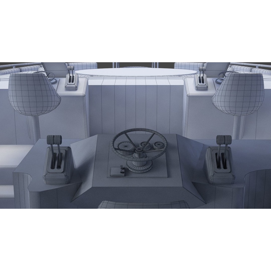 Photorealistic Yacht 3D Model – High Poly Animation Asset, 3ds Max