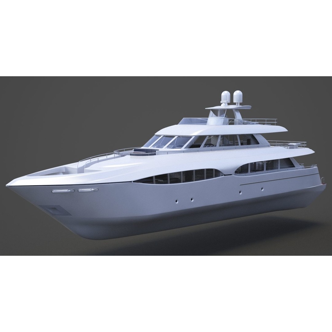 Photorealistic Yacht 3D Model – High Poly Animation Asset, 3ds Max - View 11
