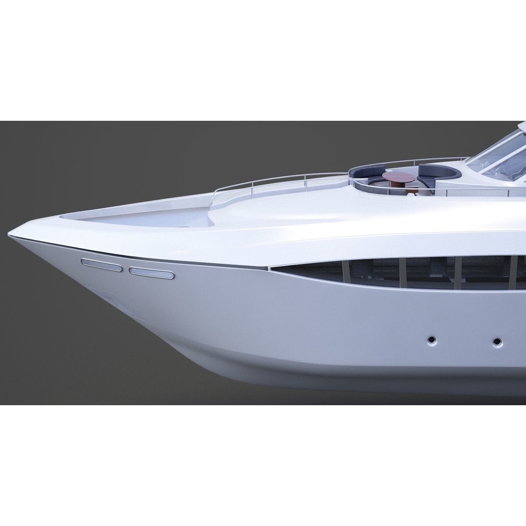 Photorealistic Yacht 3D Model – High Poly Animation Asset, 3ds Max - View 14