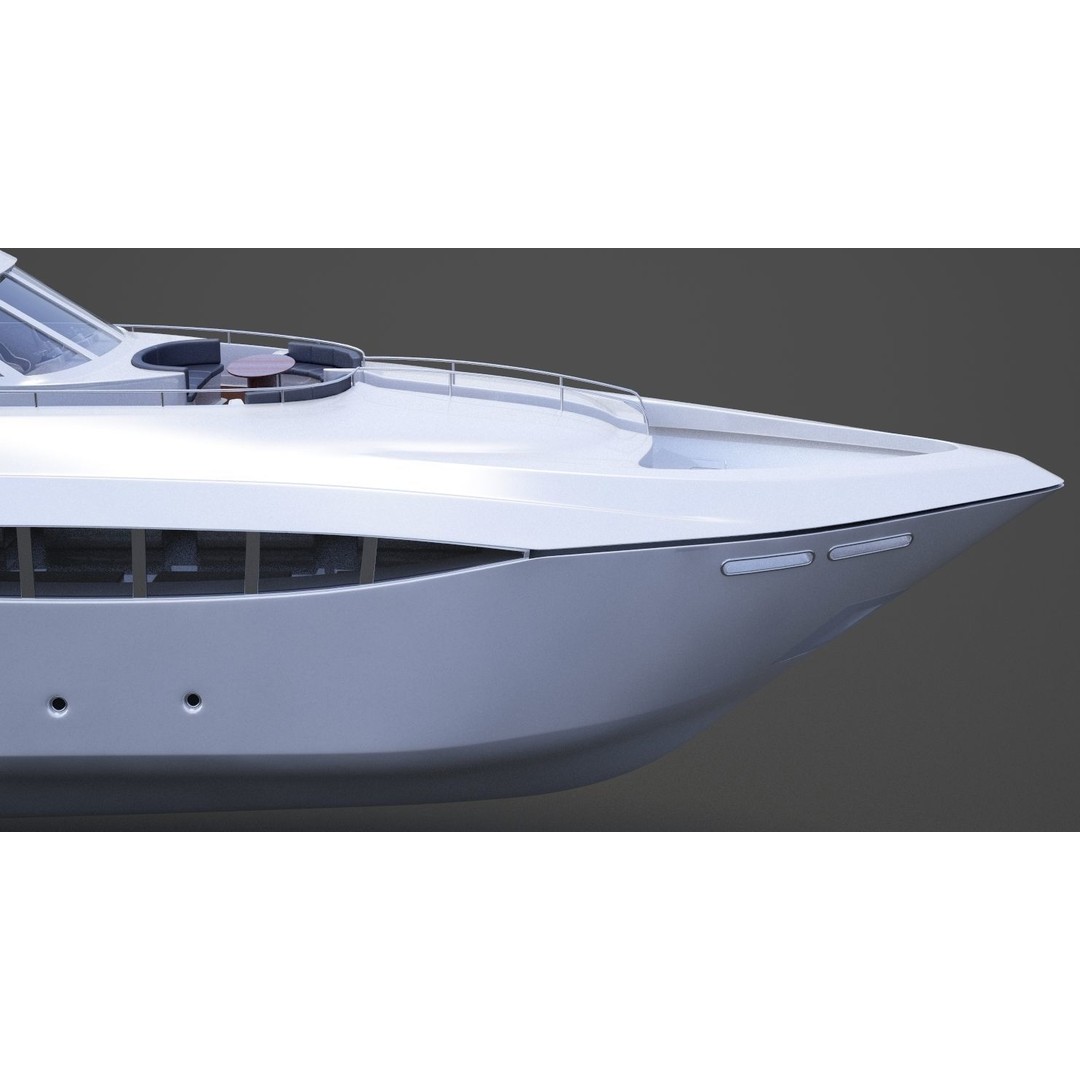 Photorealistic Yacht 3D Model – High Poly Animation Asset, 3ds Max - View 17