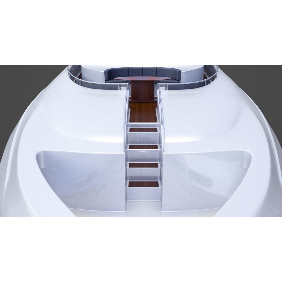 Photorealistic Yacht 3D Model – High Poly Animation Asset, 3ds Max - View 20