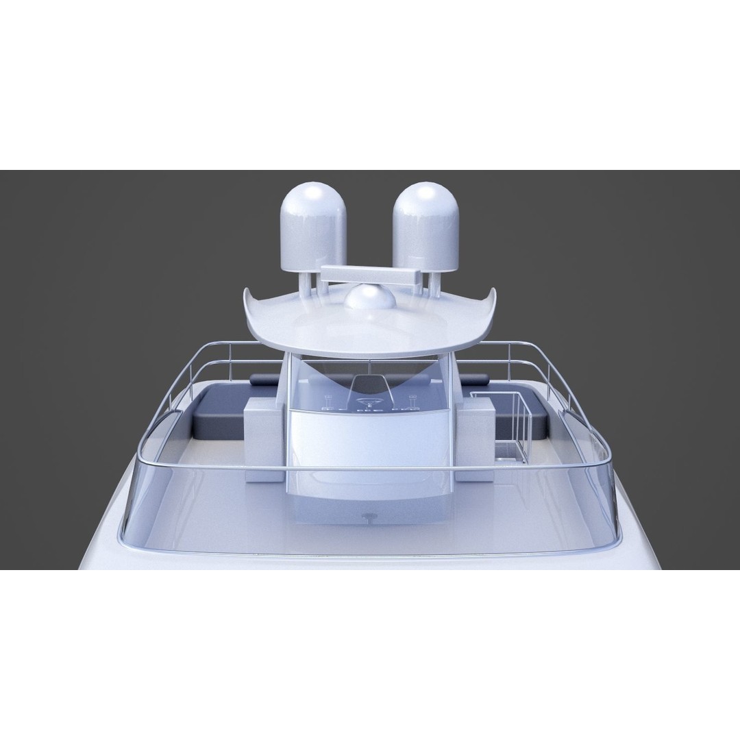Photorealistic Yacht 3D Model – High Poly Animation Asset, 3ds Max - View 29