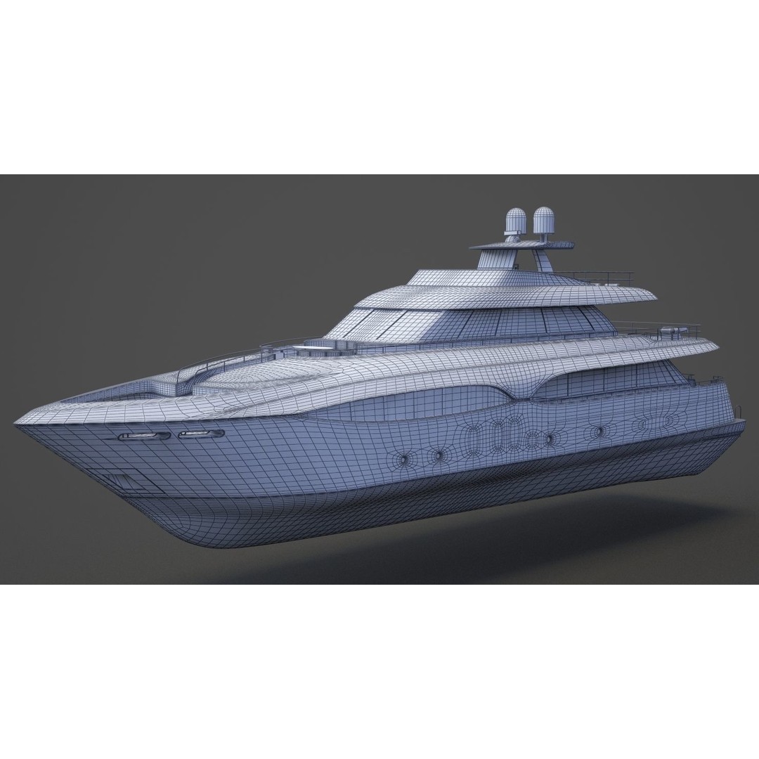 Photorealistic Yacht 3D Model – High Poly Animation Asset, 3ds Max - View 33