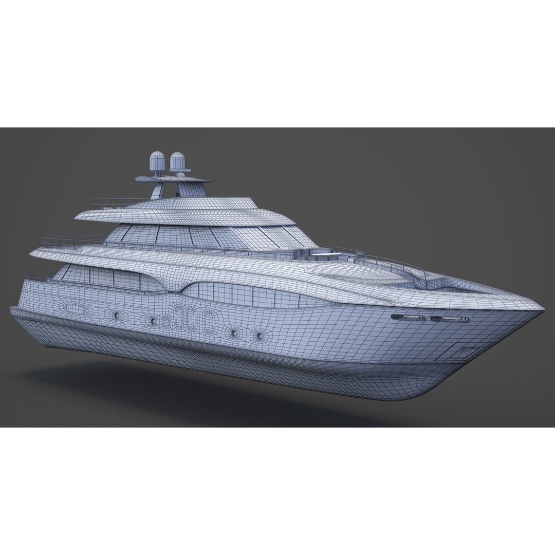 Photorealistic Yacht 3D Model – High Poly Animation Asset, 3ds Max - View 34