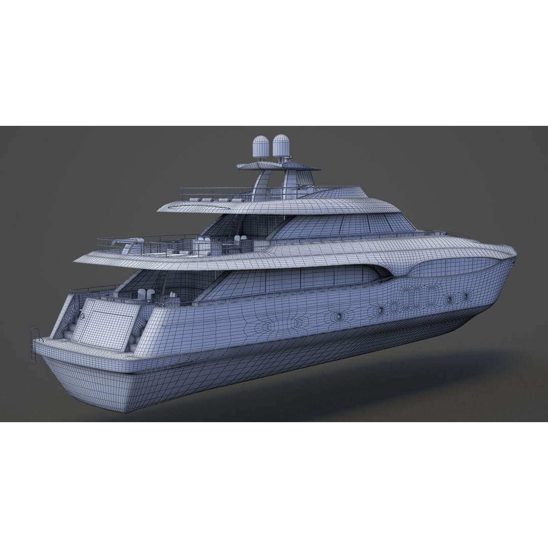 Photorealistic Yacht 3D Model – High Poly Animation Asset, 3ds Max - View 35