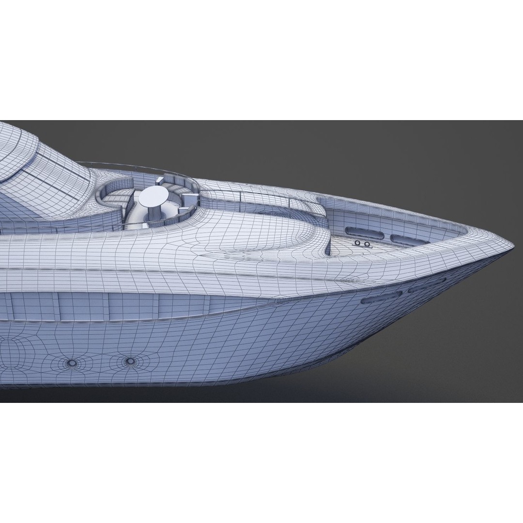 Photorealistic Yacht 3D Model – High Poly Animation Asset, 3ds Max - View 40