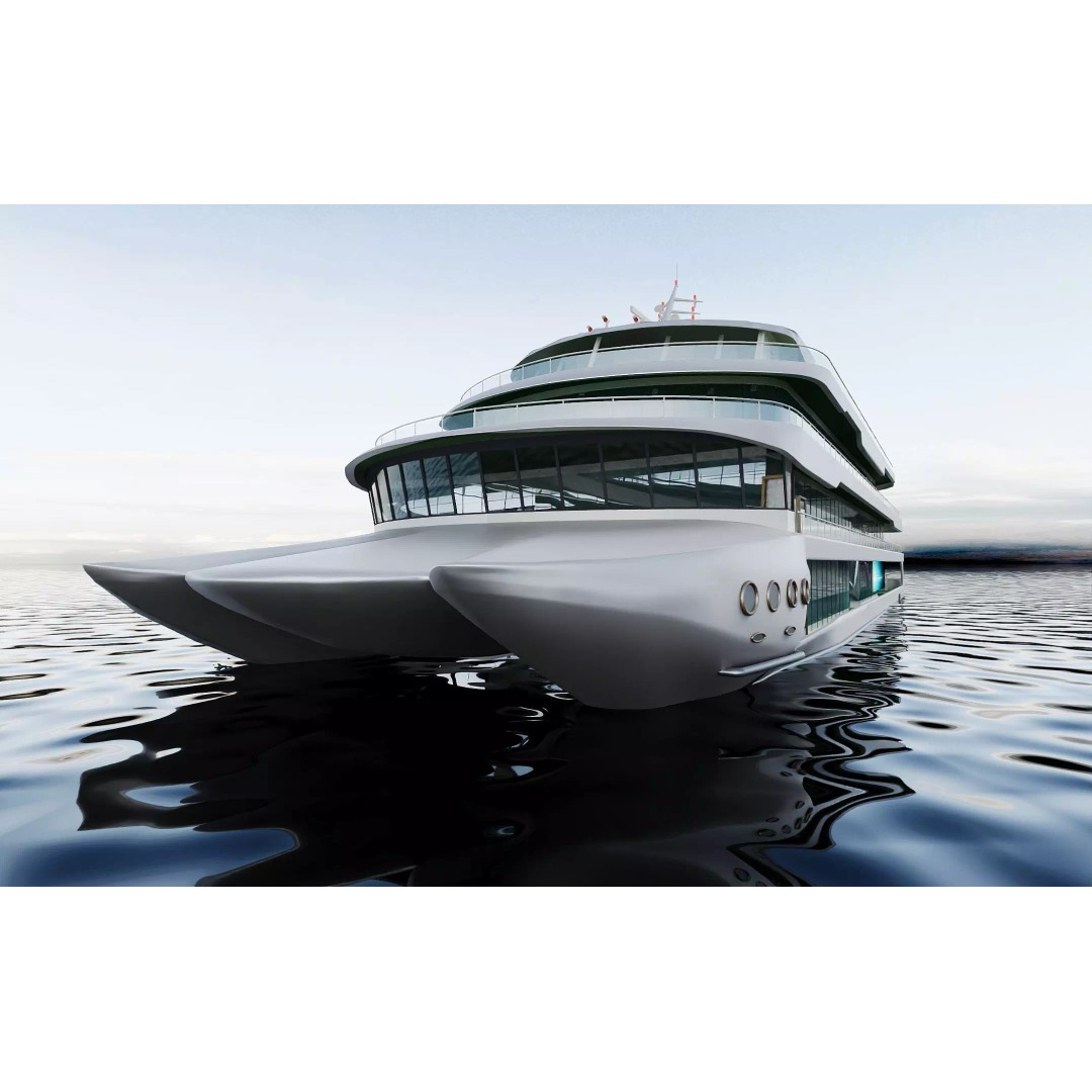 Luxury Multi-Deck Cruise Ship 3D Model – Realistic Marine Asset, FBX, OBJ - View 8