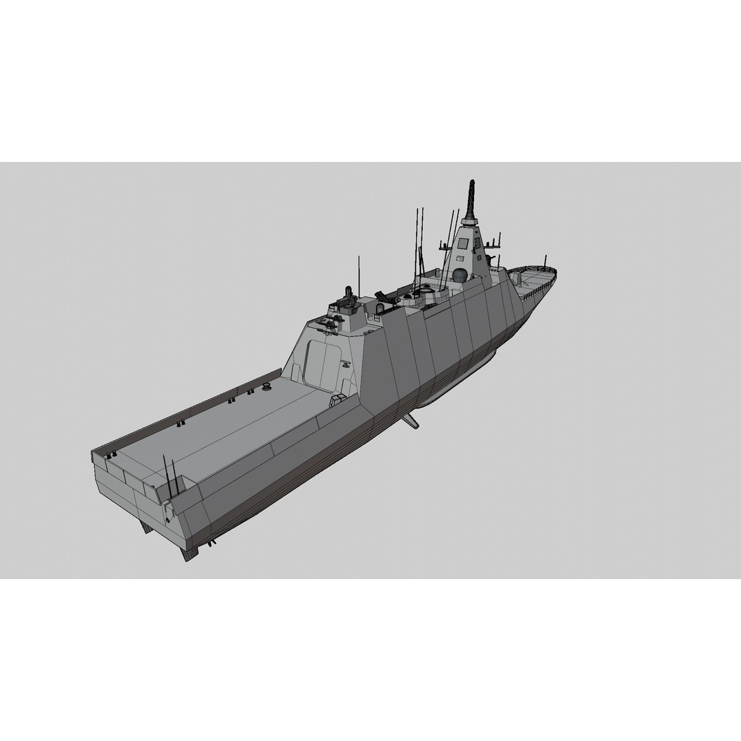 JMSDF Surface Fleet 3D Model – Military Warships, PBR Textures, Blender, FBX