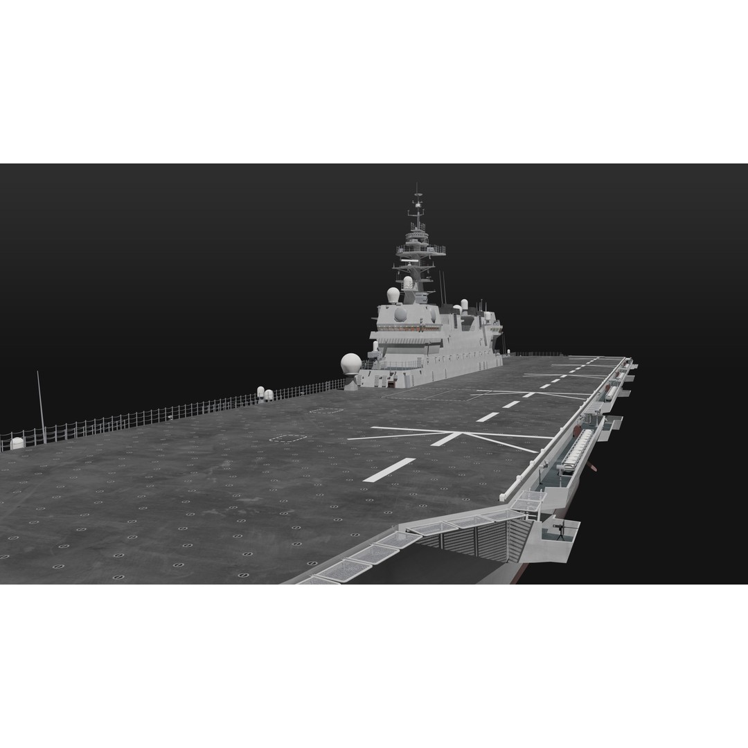 JMSDF Surface Fleet 3D Model – Military Warships, PBR Textures, Blender, FBX - View 11