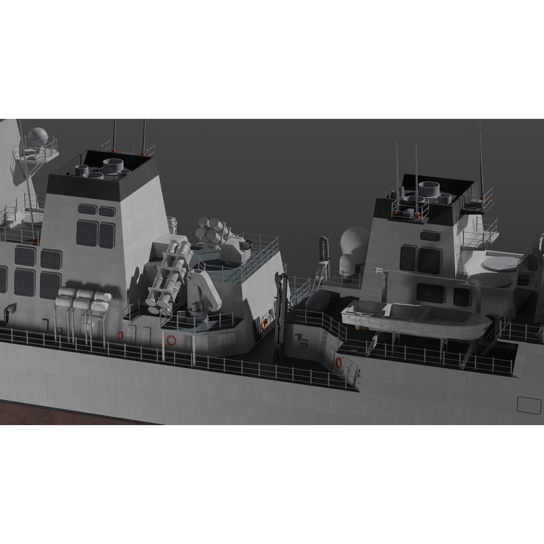JMSDF Surface Fleet 3D Model – Military Warships, PBR Textures, Blender, FBX - View 66
