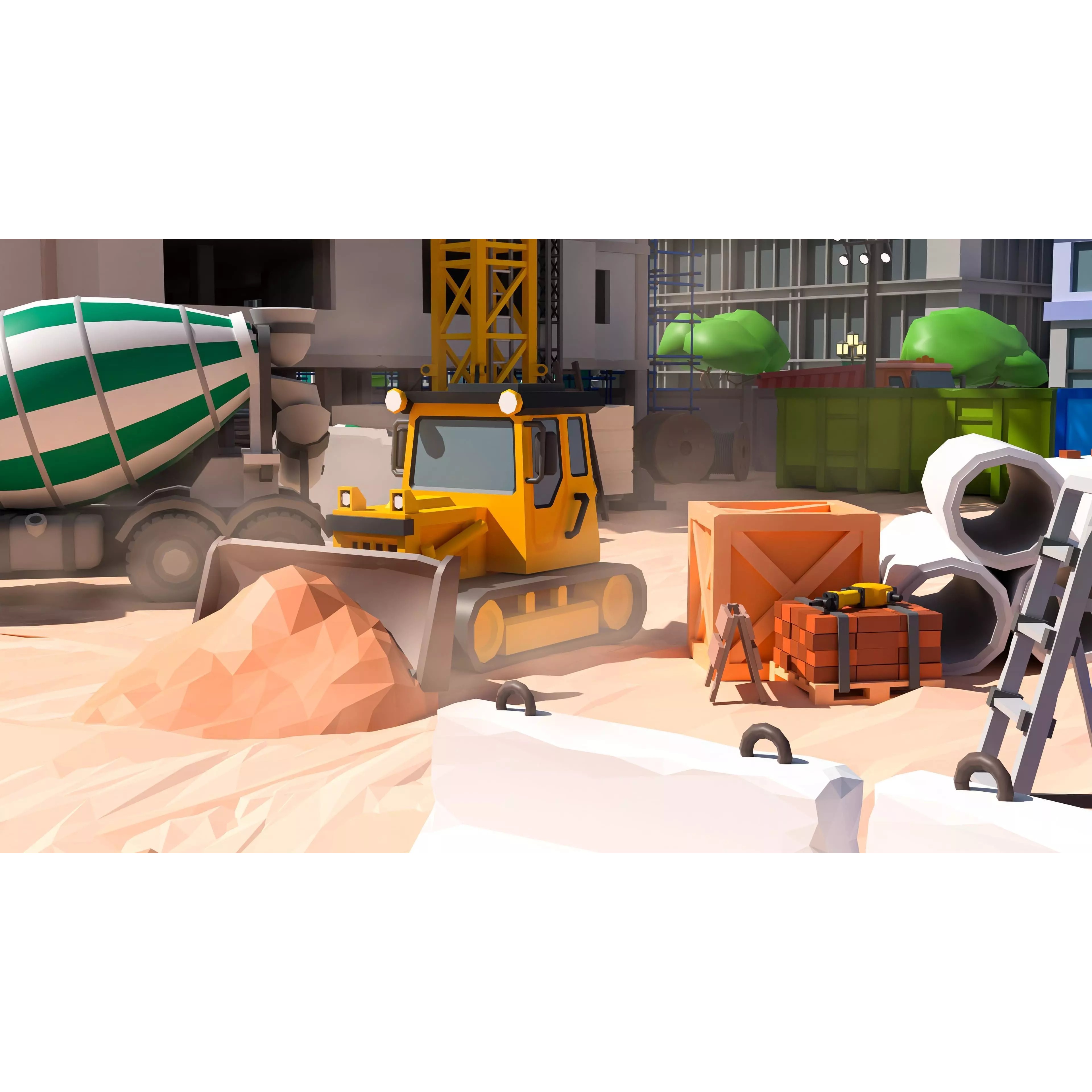Construction Package - Low-Poly Game-Ready 3D Model - View 16