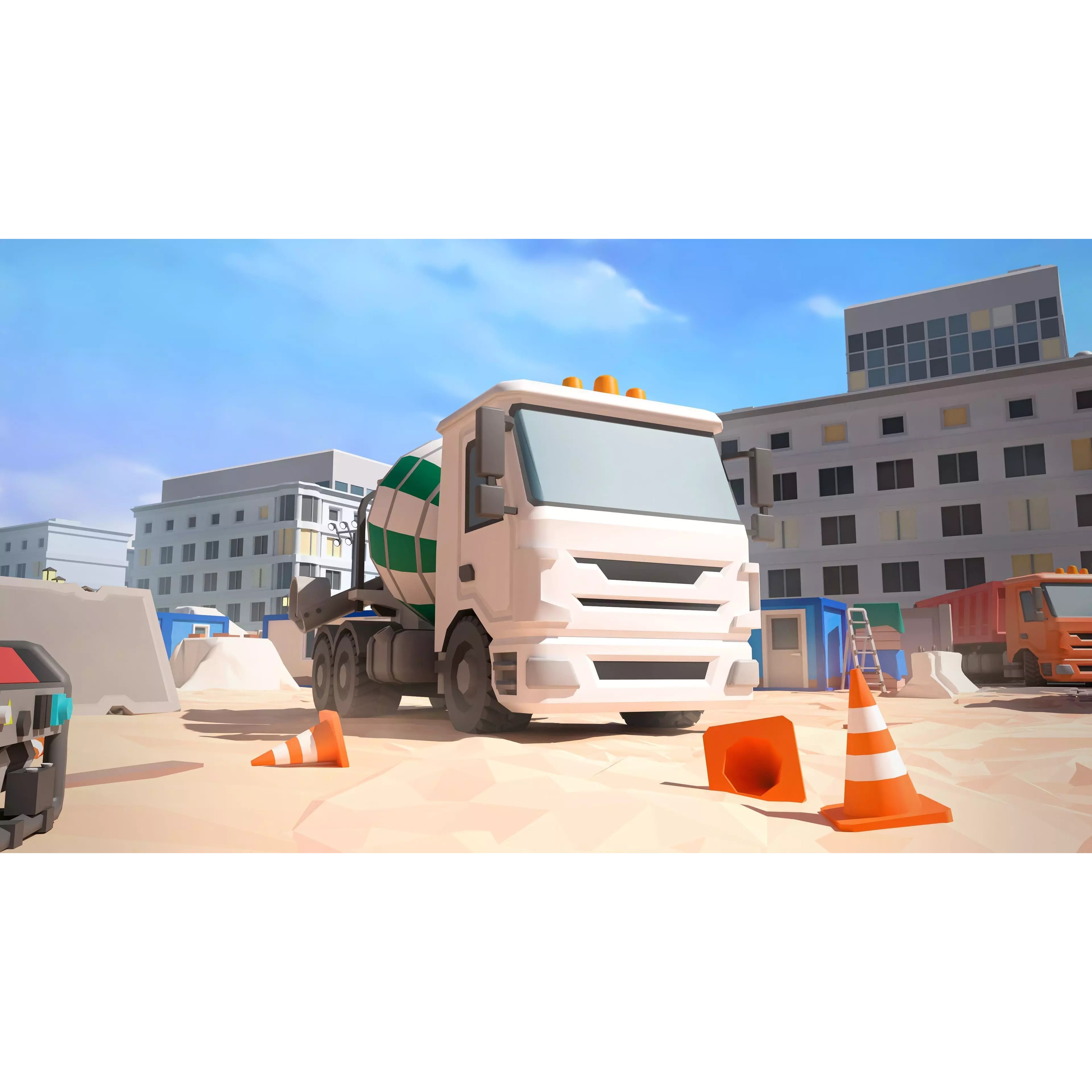 Construction Package - Low-Poly Game-Ready 3D Model - View 25