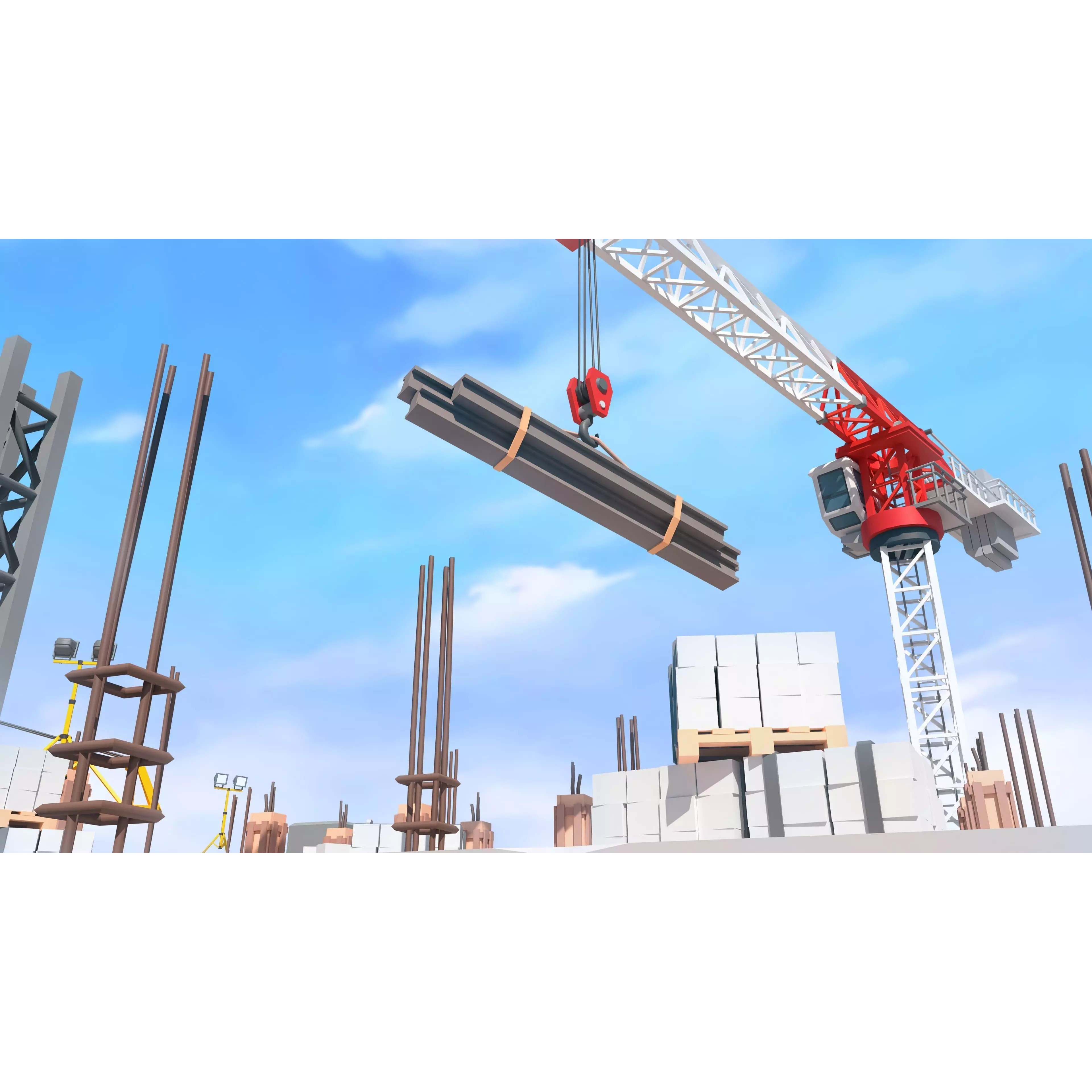 Construction Package - Low-Poly Game-Ready 3D Model - View 27