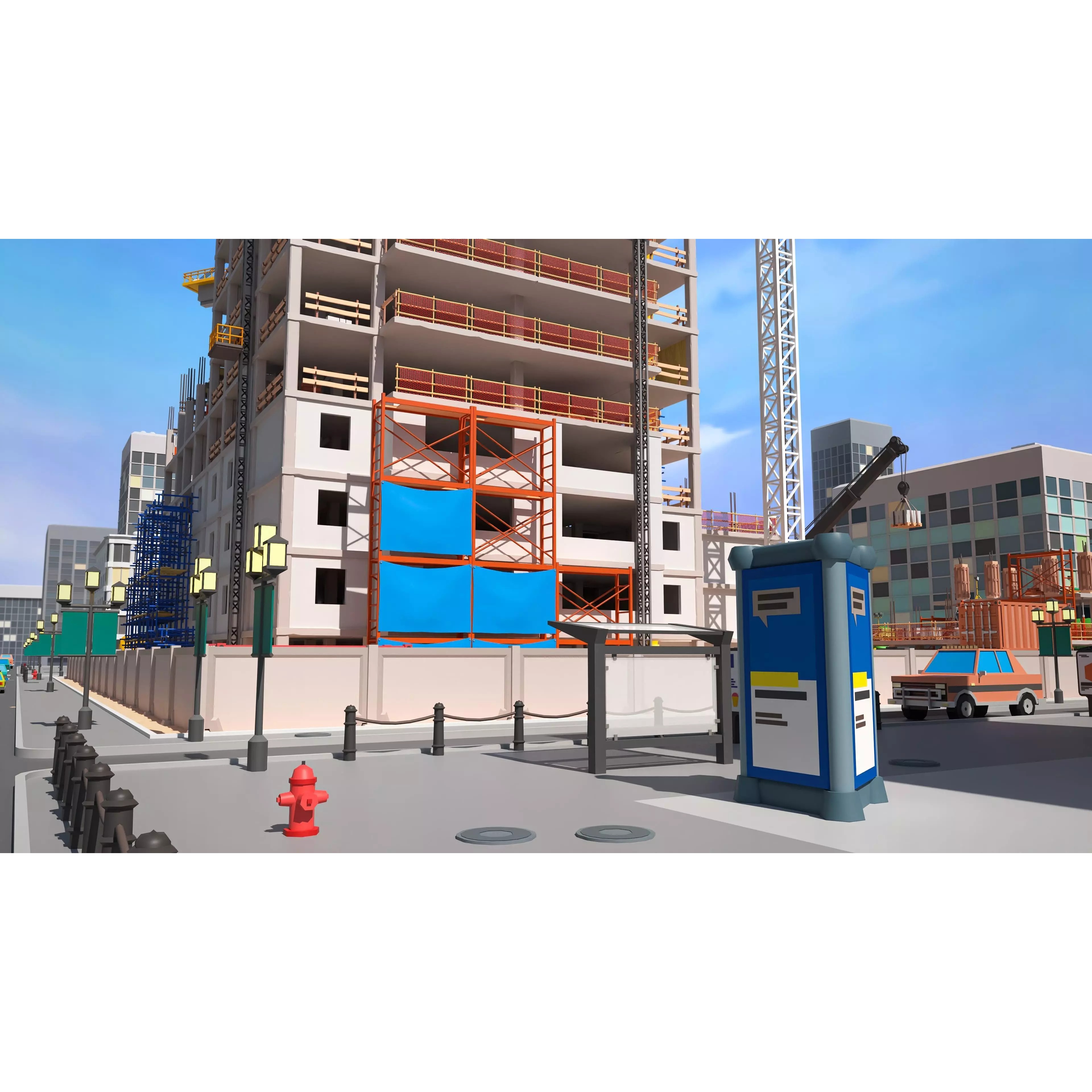 Construction Package - Low-Poly Game-Ready 3D Model - View 31