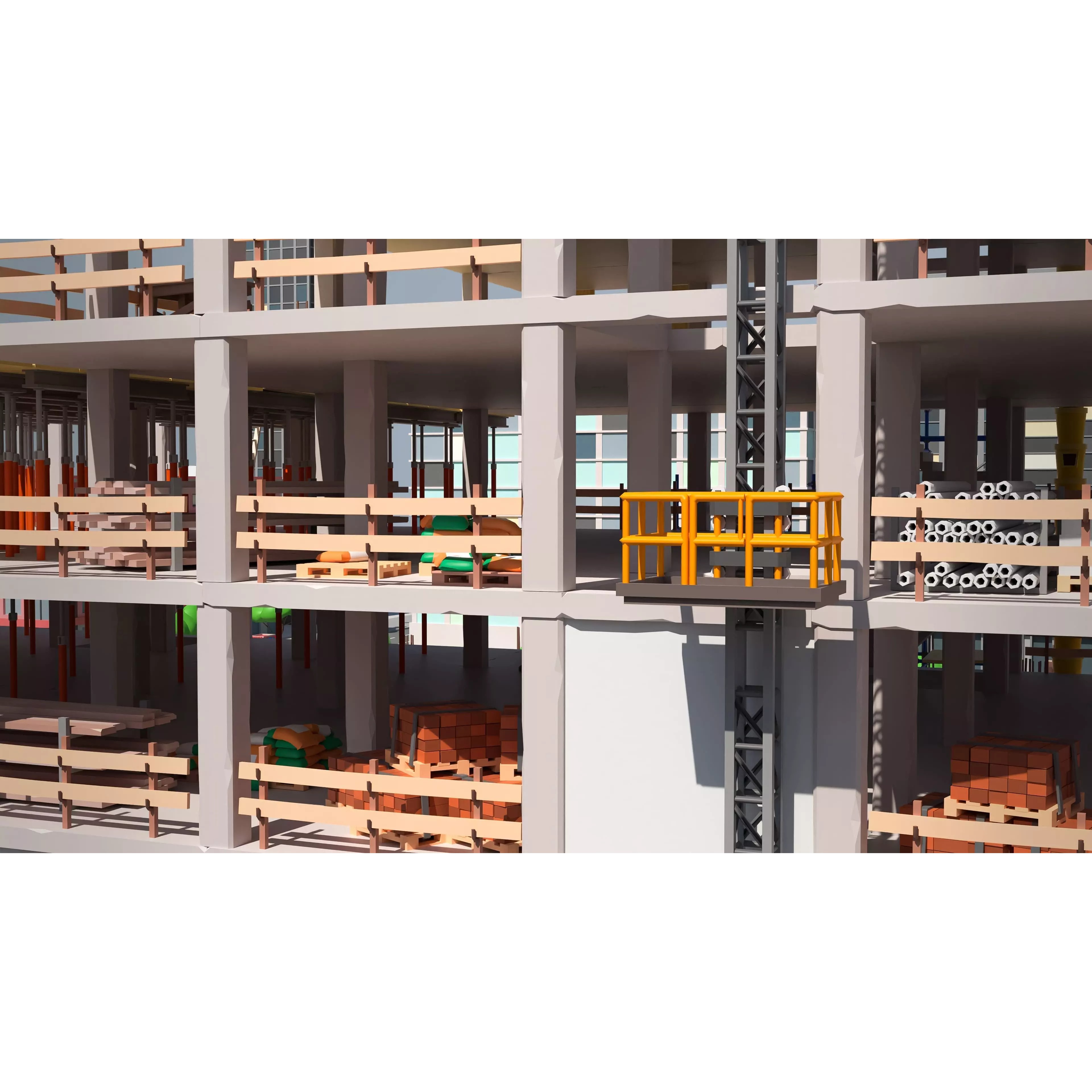 Construction Package - Low-Poly Game-Ready 3D Model - View 32