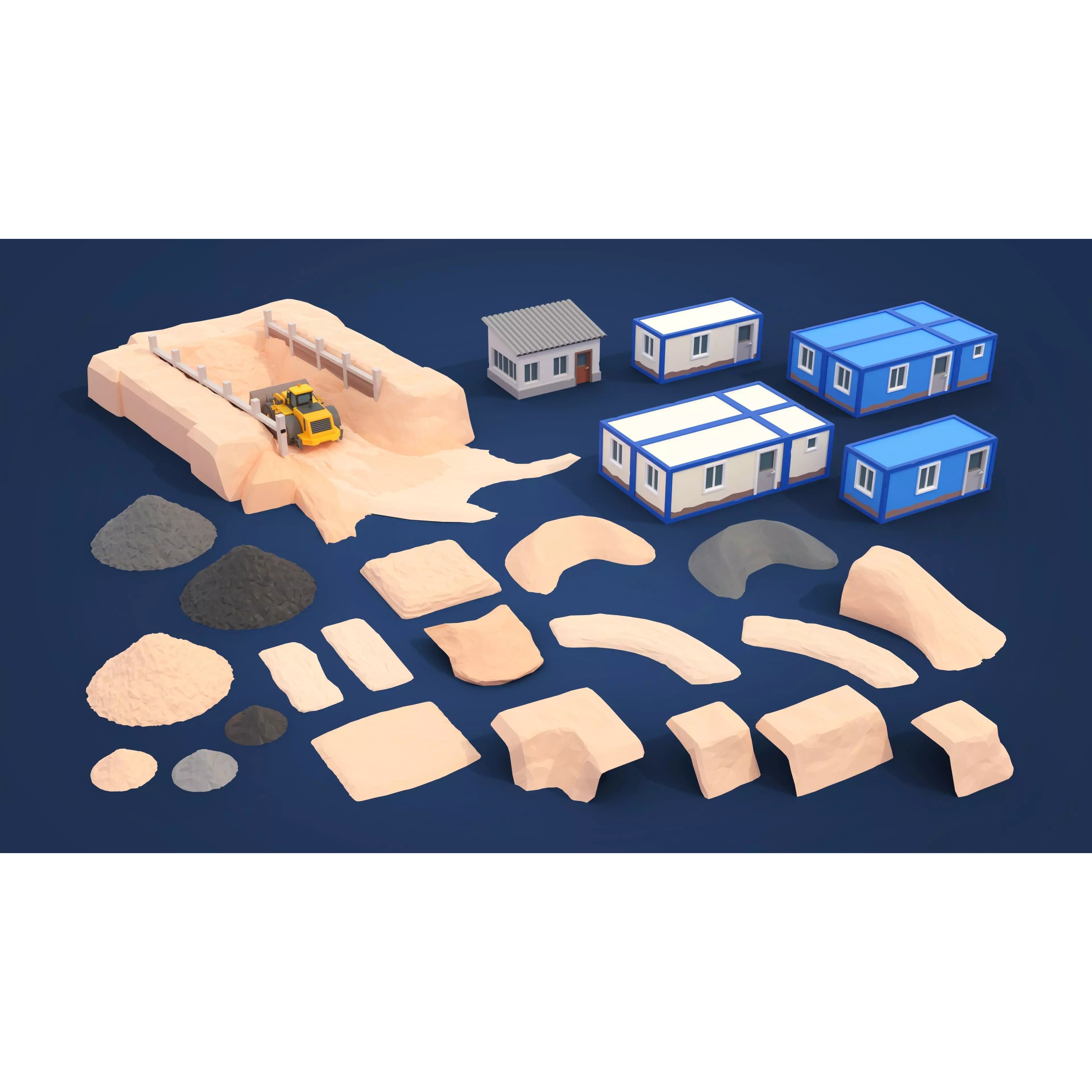 Construction Package - Low-Poly Game-Ready 3D Model - View 40