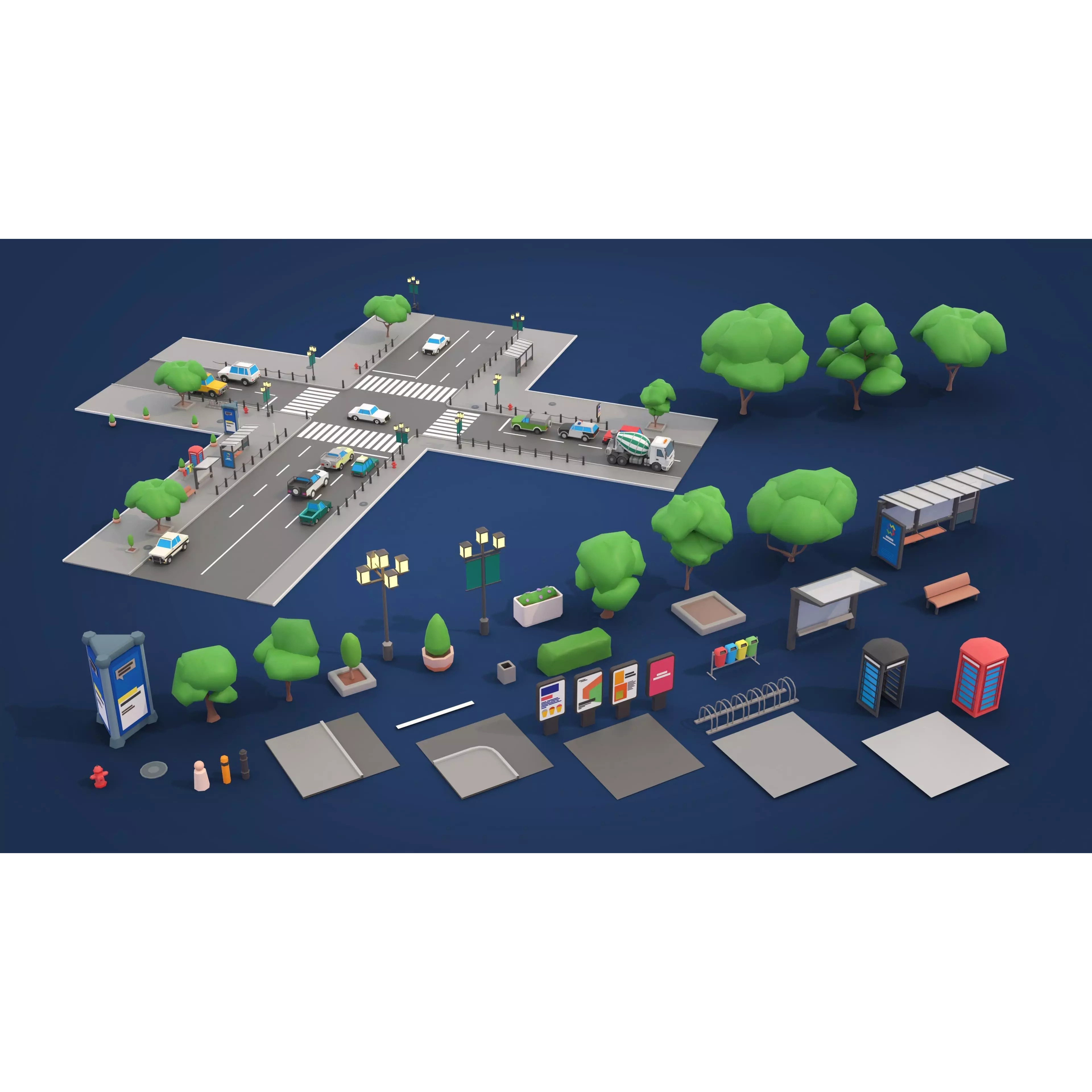 Construction Package - Low-Poly Game-Ready 3D Model - View 41