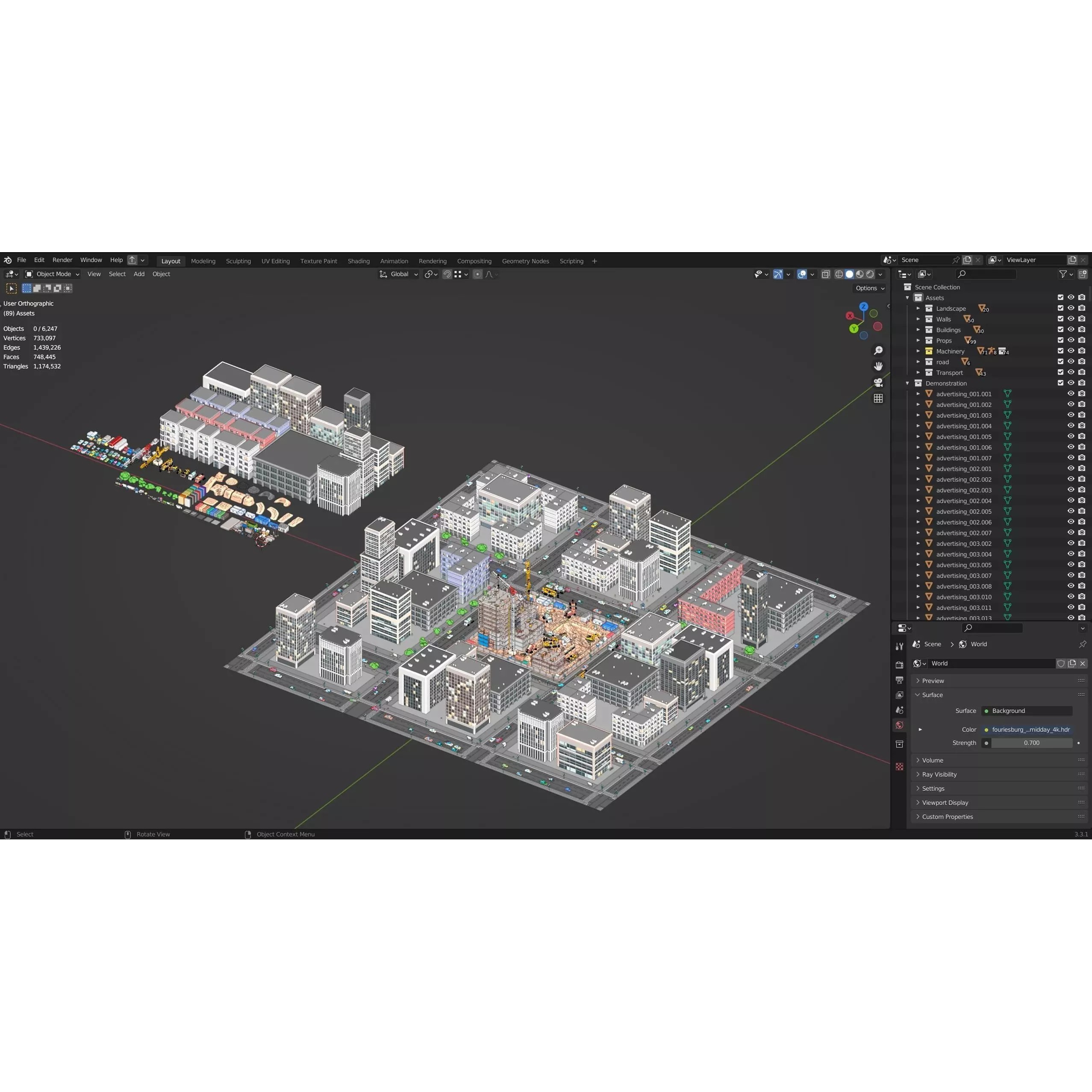 Construction Package - Low-Poly Game-Ready 3D Model - View 45