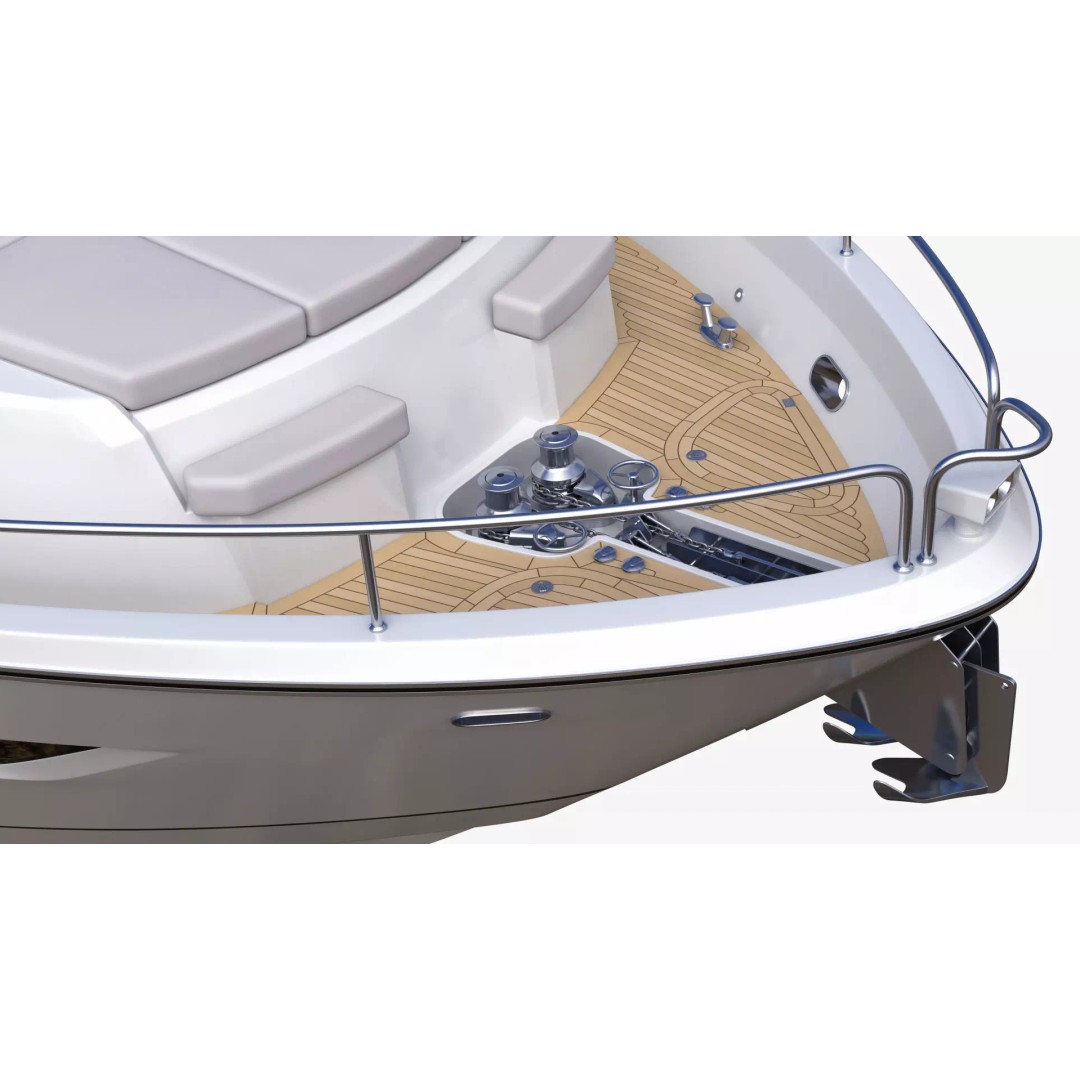 Luxury Motor Flybridge Yacht 3D Model – High Poly PBR Asset, FBX, OBJ, C4D - View 20