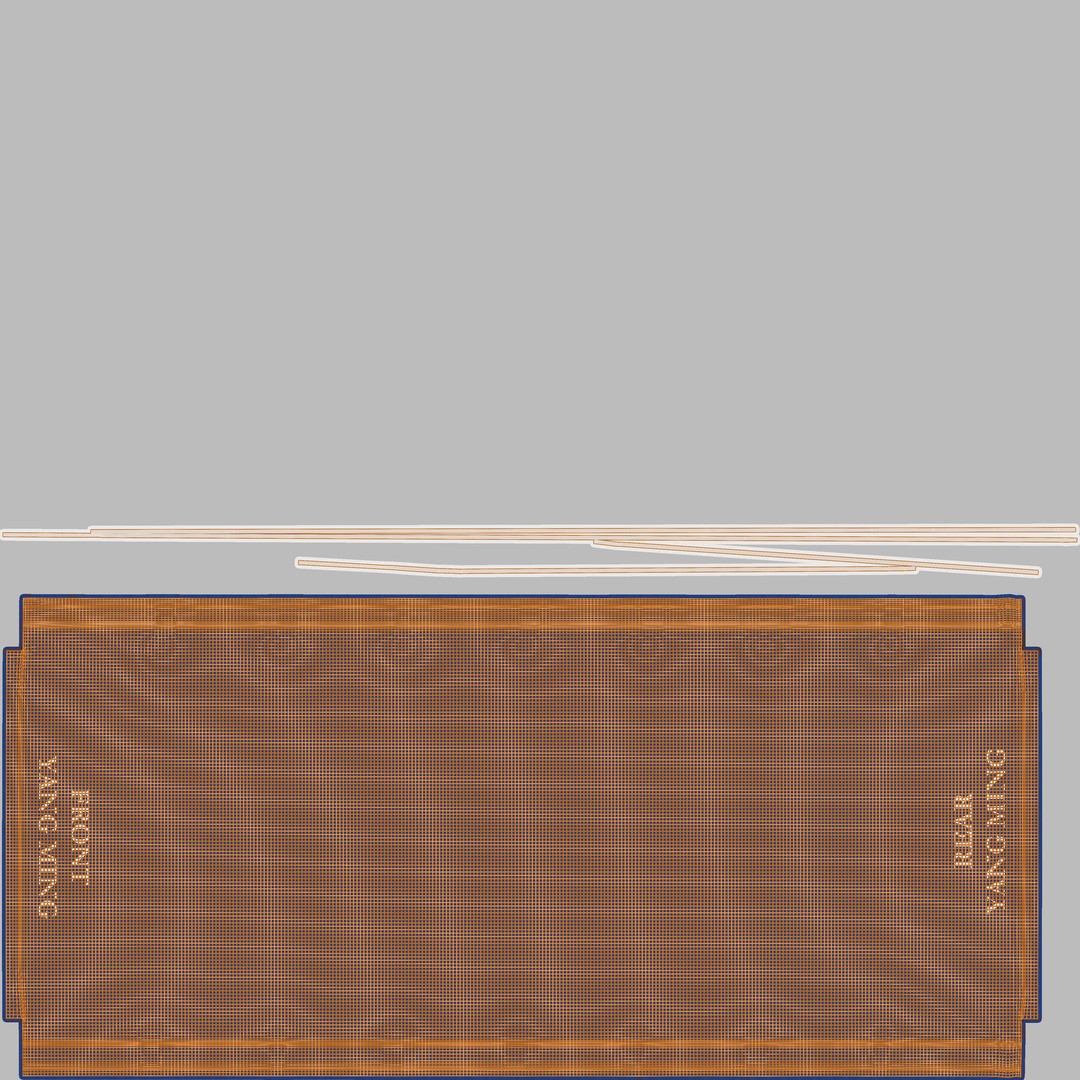 20ft Yang Ming Open Top Shipping Container 3D Model – PBR Game-Ready Asset, FBX - View 16