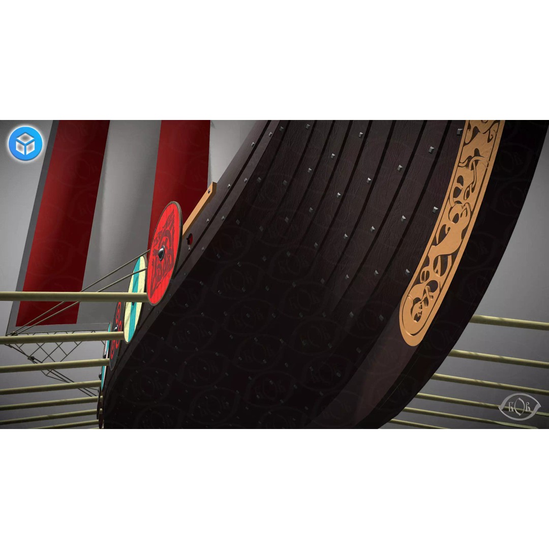 Drakkar 3D Model – Viking Warship, High Poly, OBJ, FBX Formats - View 6