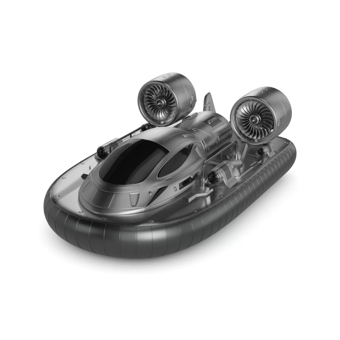 Hovercraft 3D Model – Stylish Recreational Vehicle, FBX PBR