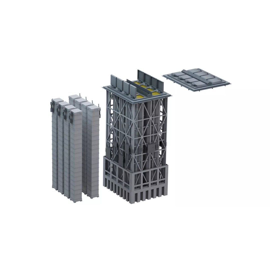 Sylver A-50 VLS 3D Model – High Poly Military Asset, FBX - View 12