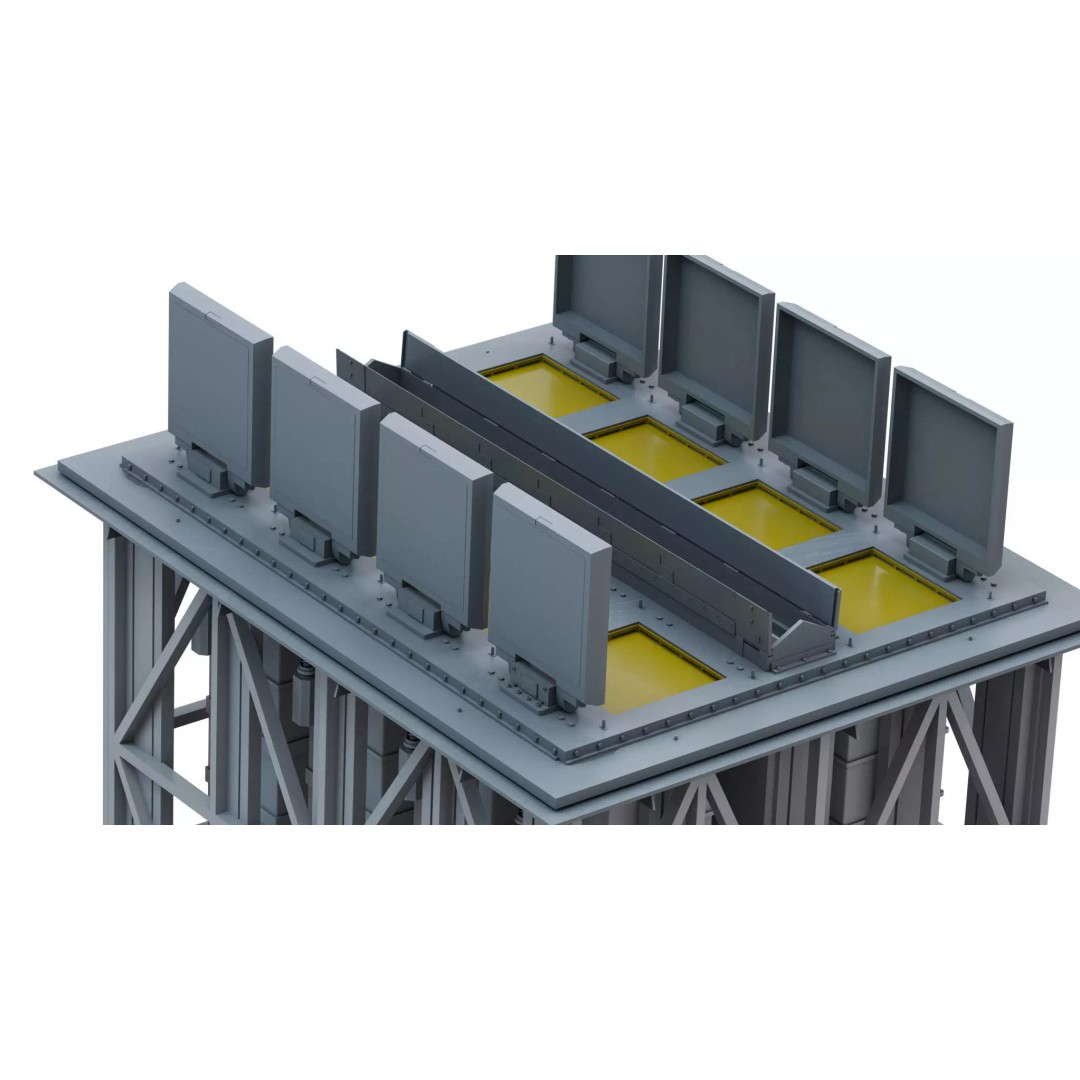 Sylver A-50 VLS 3D Model – High Poly Military Asset, FBX - View 6