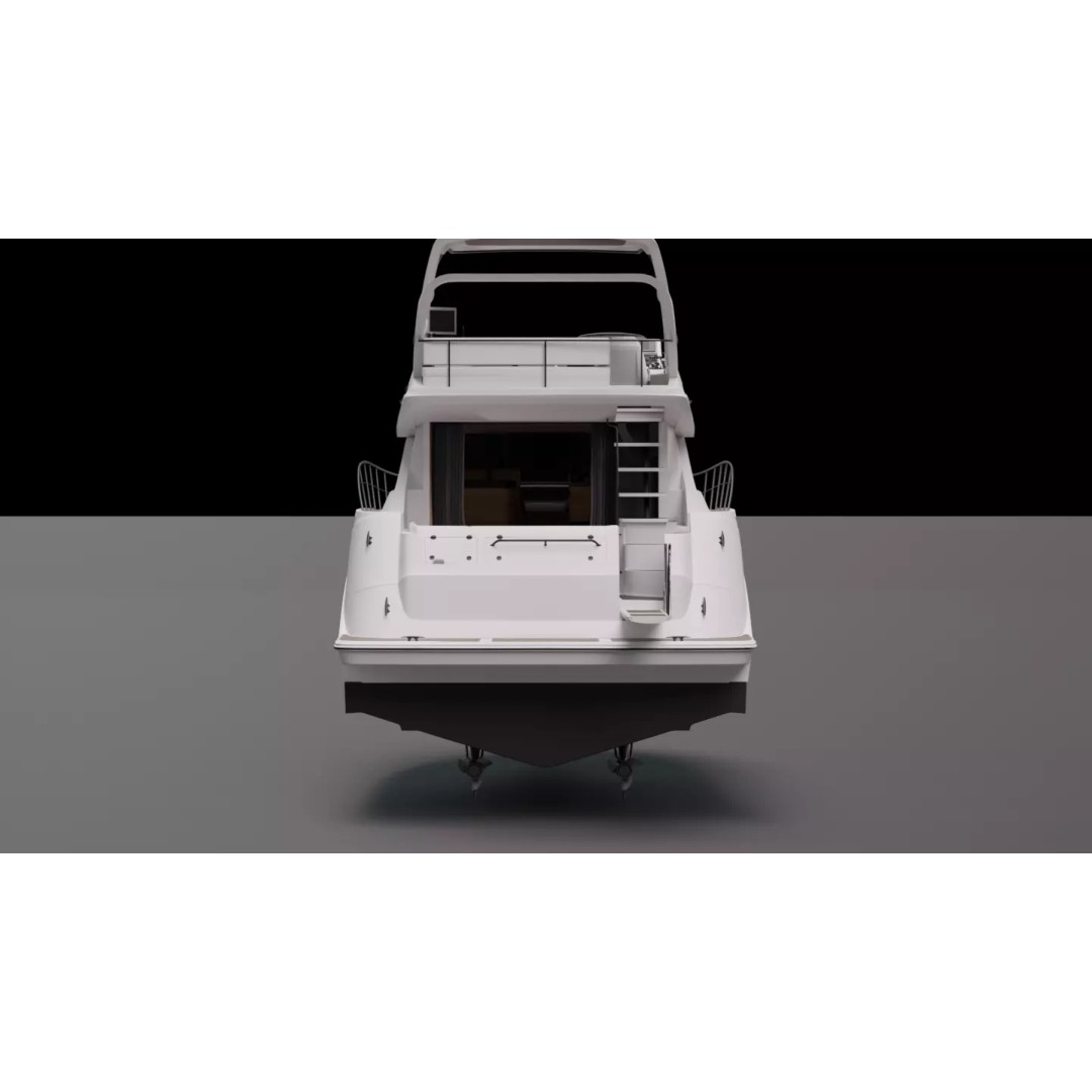 Boat 3D Model – High-Fidelity Watercraft Asset, Game-Ready FBX - View 3