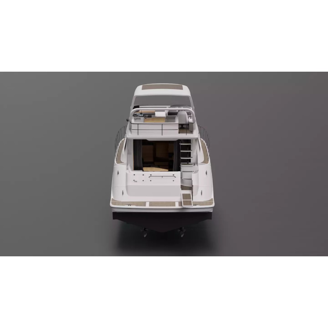 Boat 3D Model – High-Fidelity Watercraft Asset, Game-Ready FBX - View 5