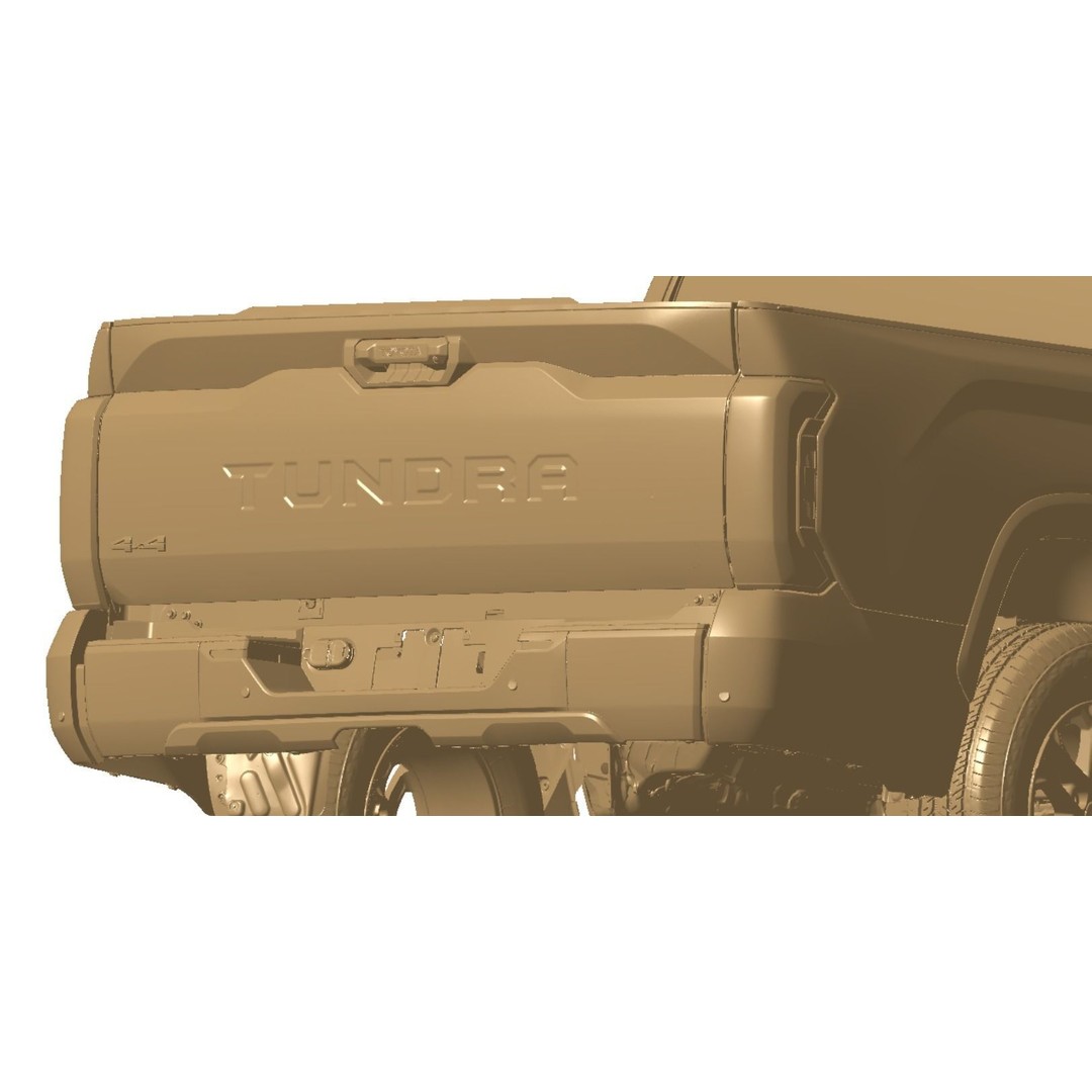 Toyota Tundra SR5 Crewmax 5.5 2022 3D Model – High Detail Scan, STL Format - View 11
