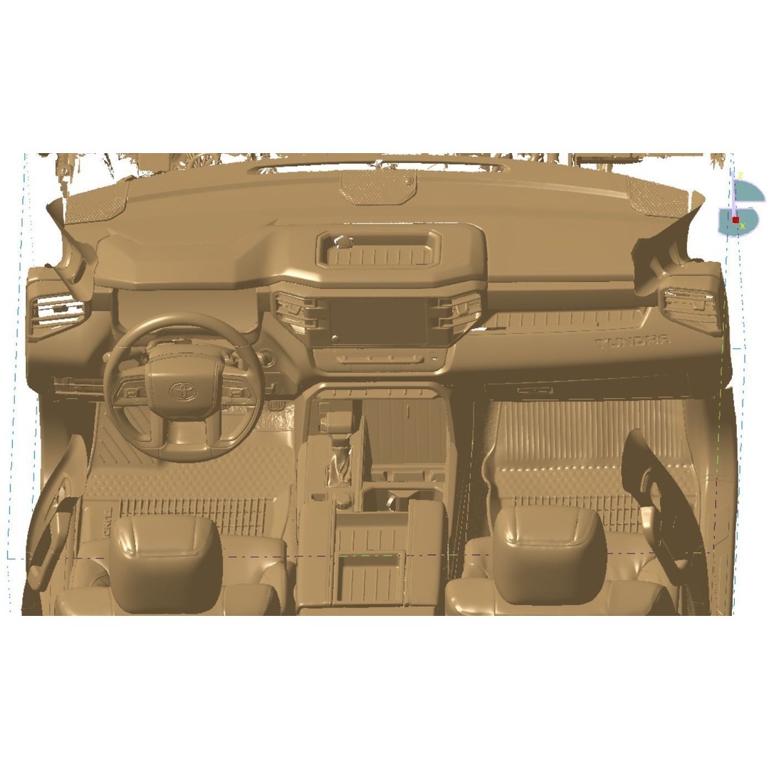 Toyota Tundra SR5 Crewmax 5.5 2022 3D Model – High Detail Scan, STL Format - View 15