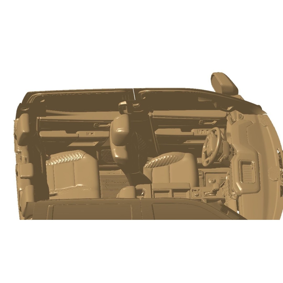 Toyota Tundra SR5 Crewmax 5.5 2022 3D Model – High Detail Scan, STL Format - View 16
