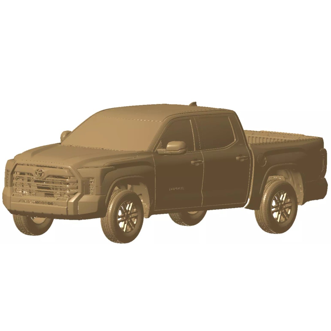 Toyota Tundra SR5 Crewmax 5.5 2022 3D Model – High Detail Scan, STL Format - View 2