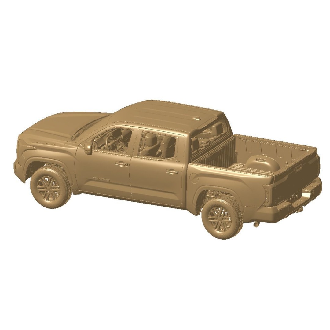Toyota Tundra SR5 Crewmax 5.5 2022 3D Model – High Detail Scan, STL Format - View 6