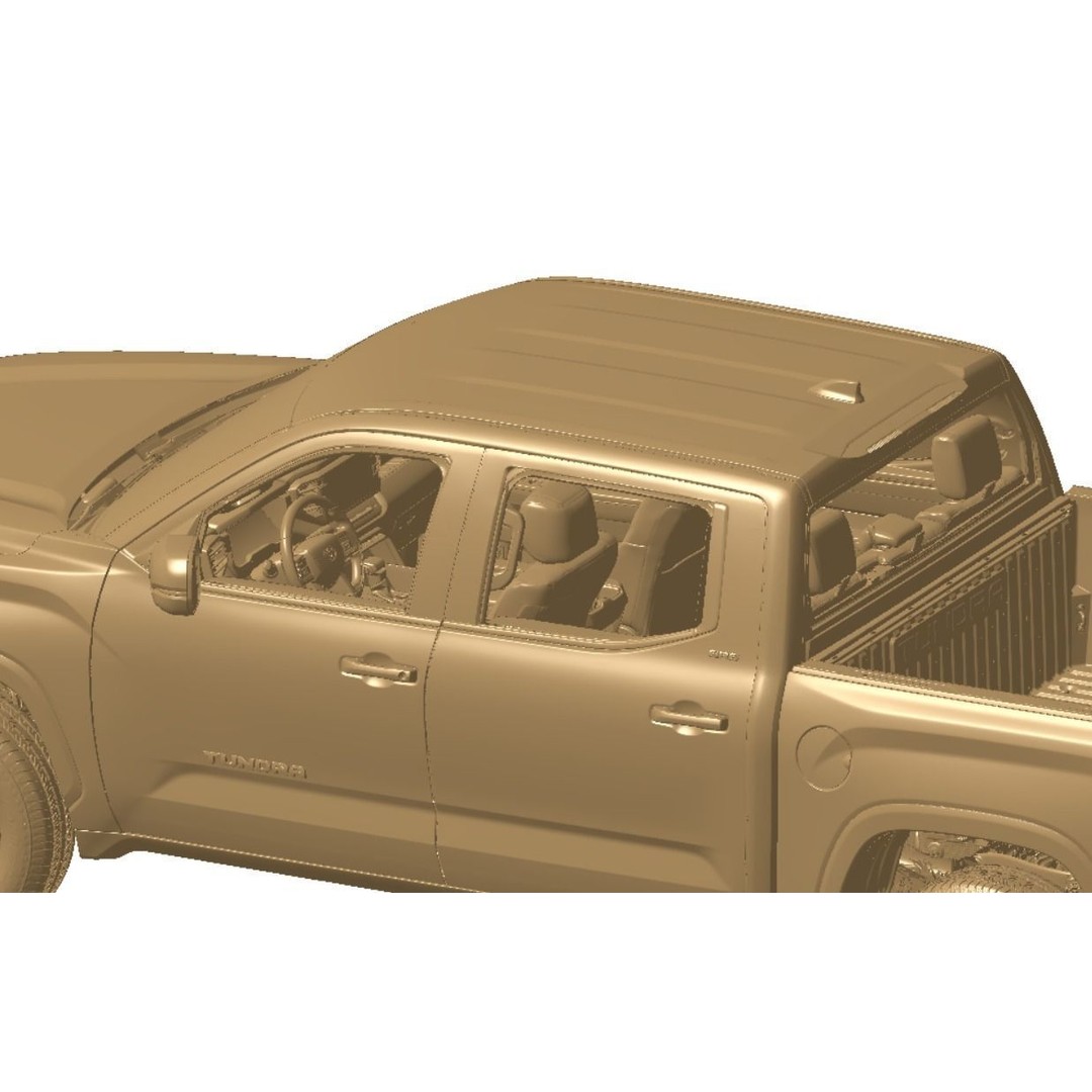 Toyota Tundra SR5 Crewmax 5.5 2022 3D Model – High Detail Scan, STL Format - View 7