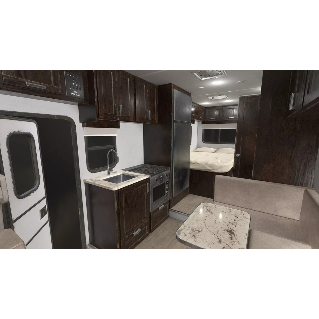 Class C RV Motorhome 3D Model – Low Poly Game Ready Asset, FBX - View 12