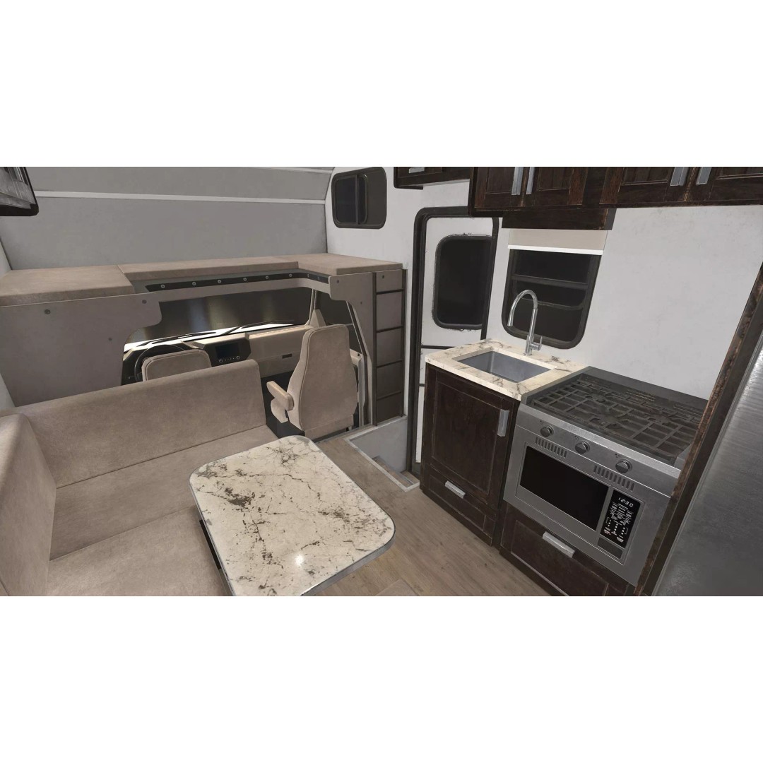Class C RV Motorhome 3D Model – Low Poly Game Ready Asset, FBX - View 14