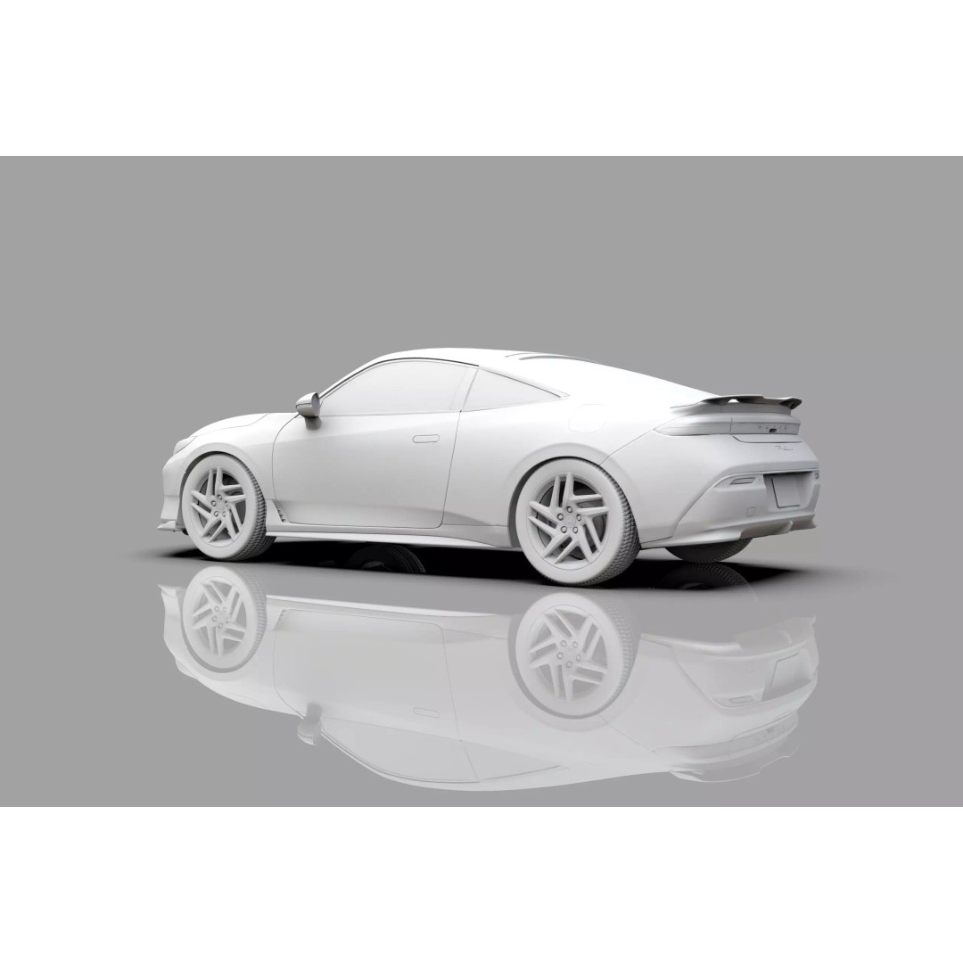 Honda Prelude 2026 3D Model – High Poly Car Asset, FBX, OBJ, Blender - View 35