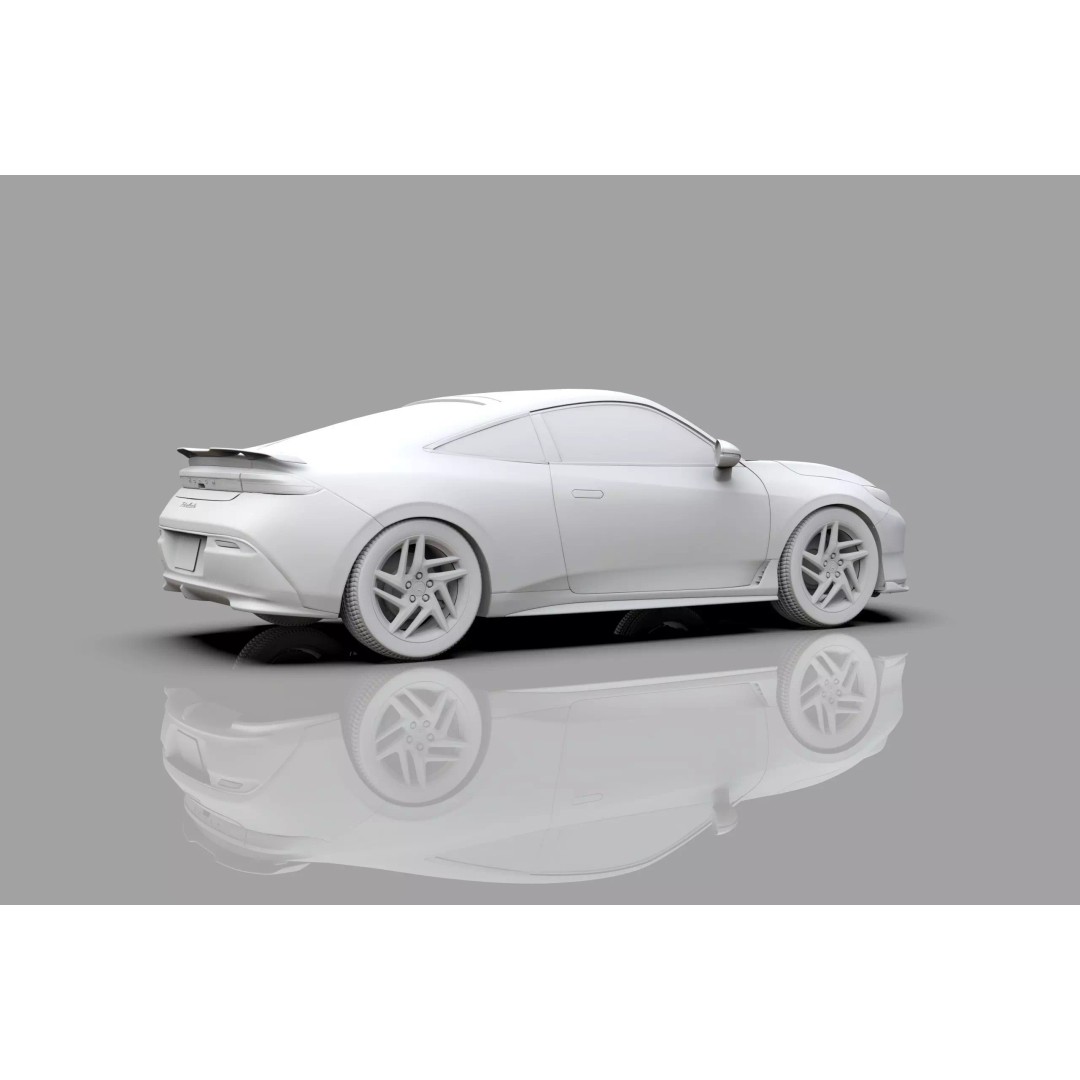 Honda Prelude 2026 3D Model – High Poly Car Asset, FBX, OBJ, Blender - View 37