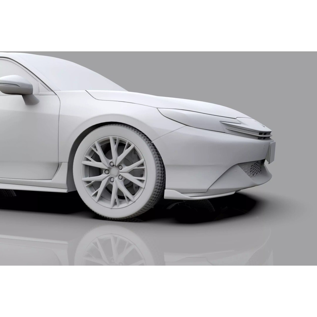Honda Prelude 2026 3D Model – High Poly Car Asset, FBX, OBJ, Blender - View 39
