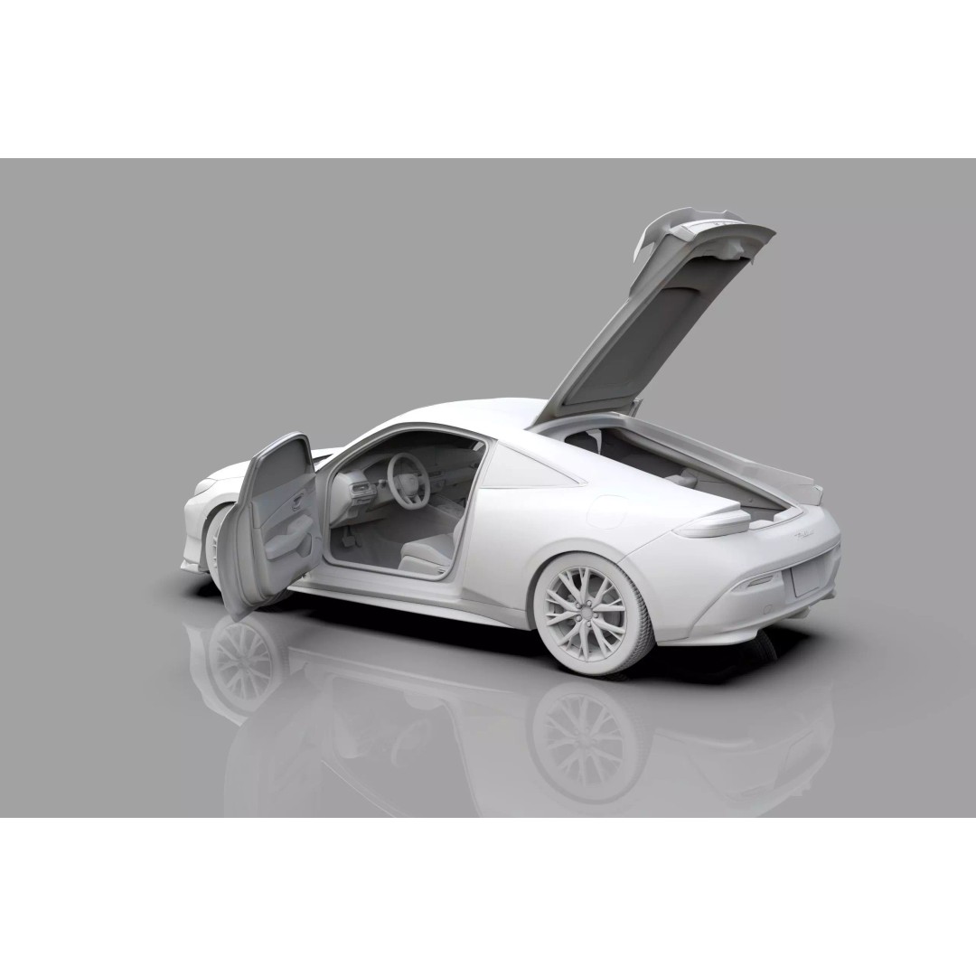 Honda Prelude 2026 3D Model – High Poly Car Asset, FBX, OBJ, Blender - View 41