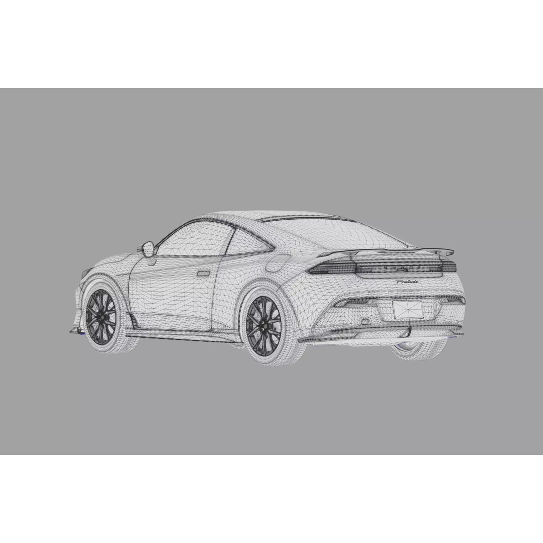 Honda Prelude 2026 3D Model – High Poly Car Asset, FBX, OBJ, Blender - View 51