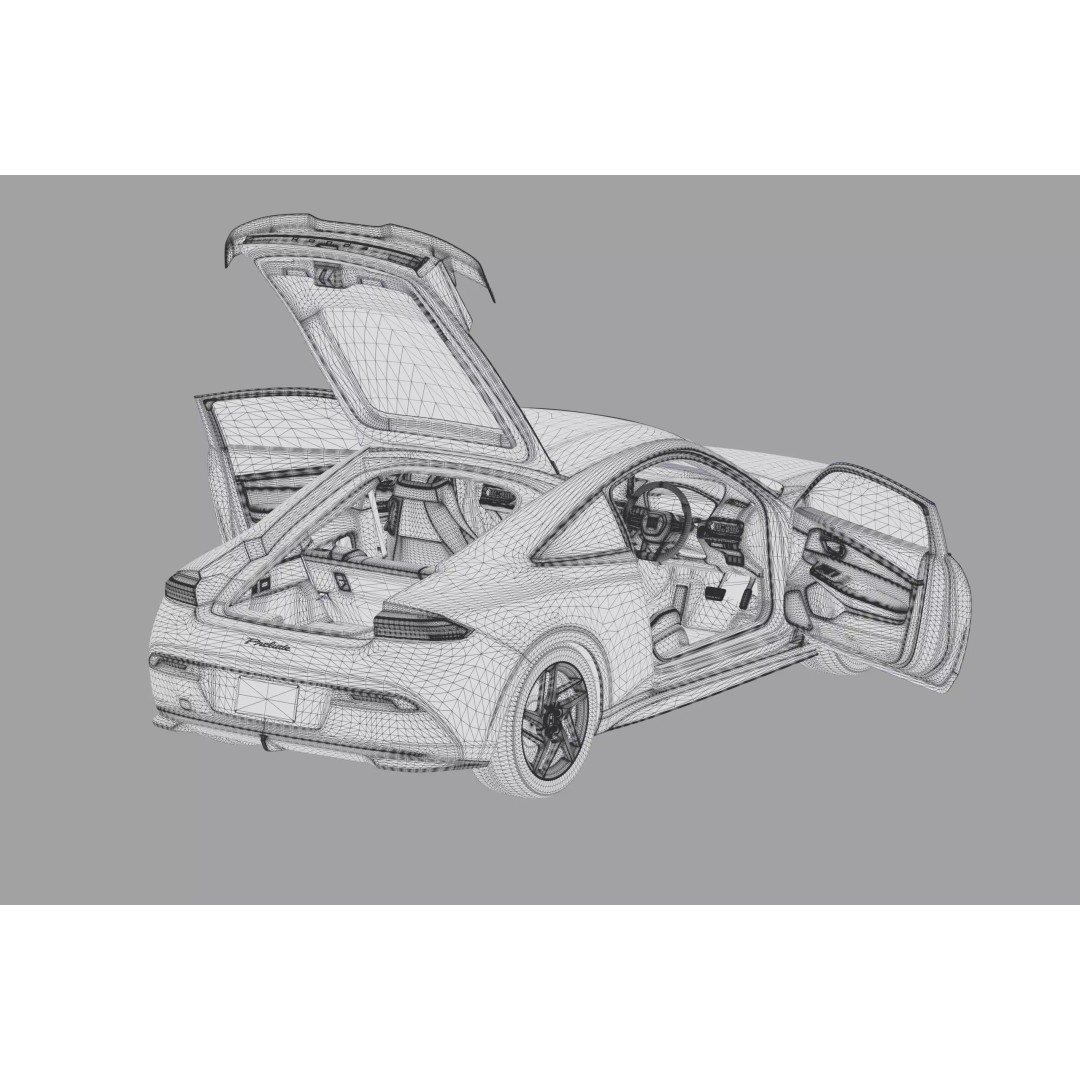 Honda Prelude 2026 3D Model – High Poly Car Asset, FBX, OBJ, Blender - View 52