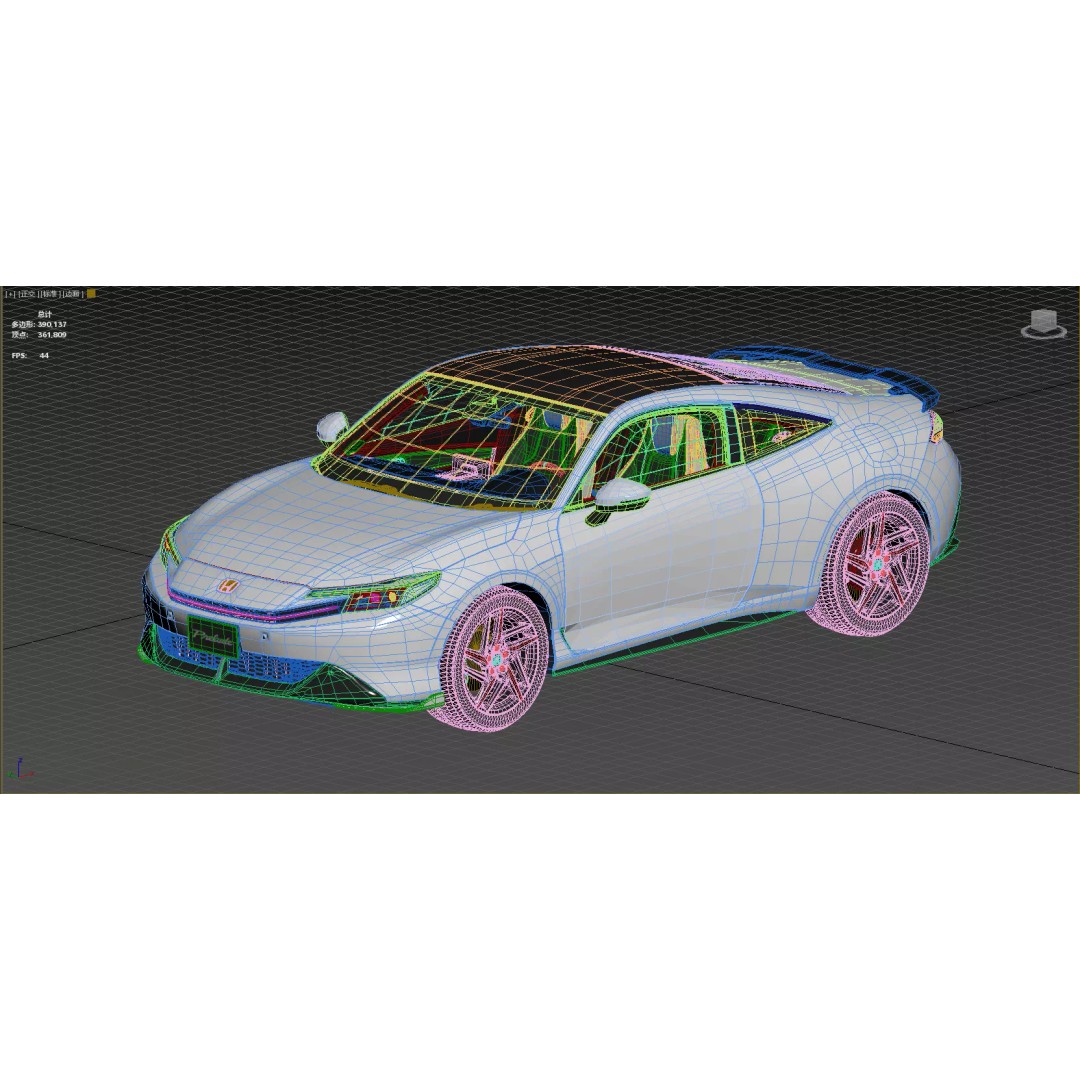 Honda Prelude 2026 3D Model – High Poly Car Asset, FBX, OBJ, Blender - View 59