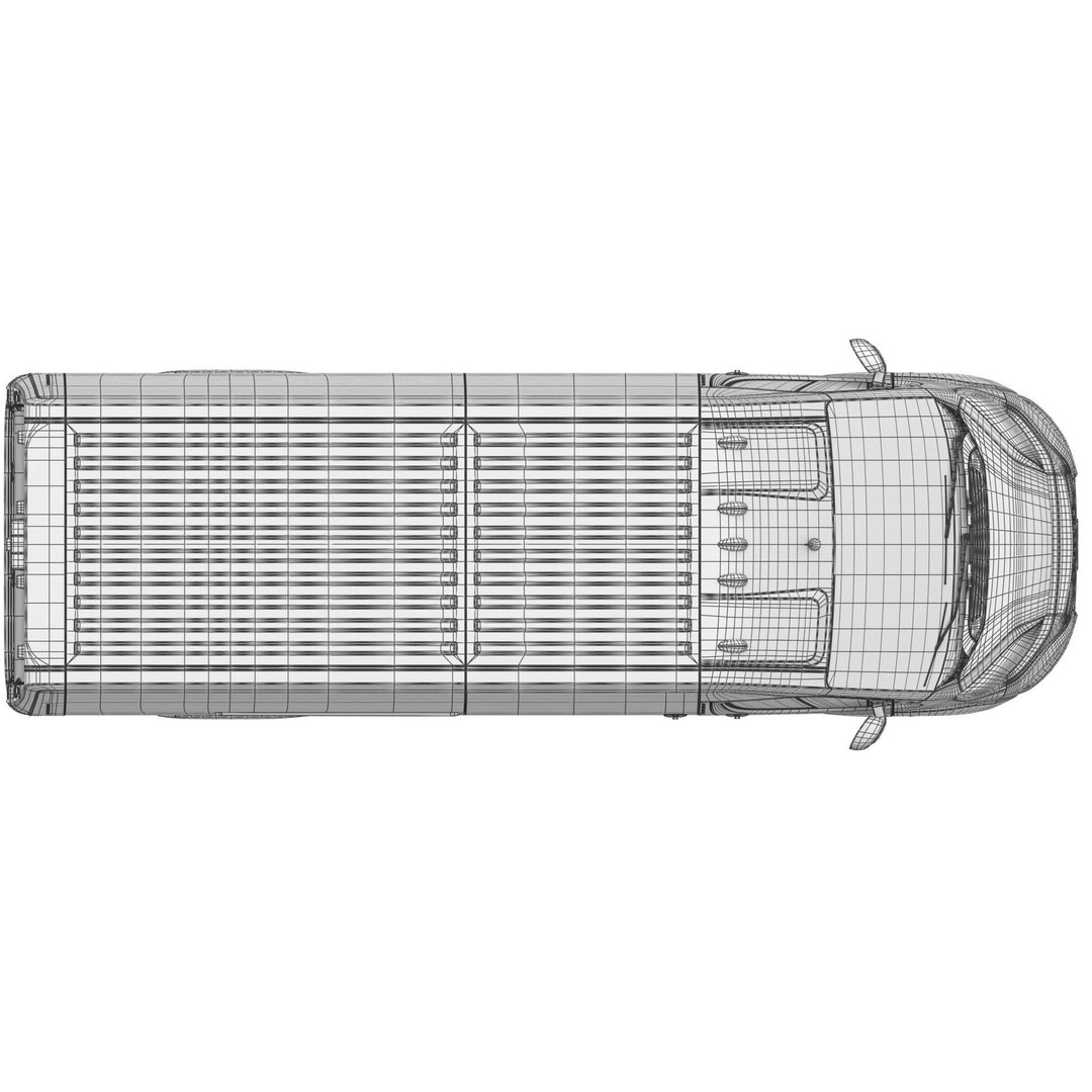 2024 Ram ProMaster L4H2 3D Model – High Poly Cargo Van, FBX, OBJ - View 22