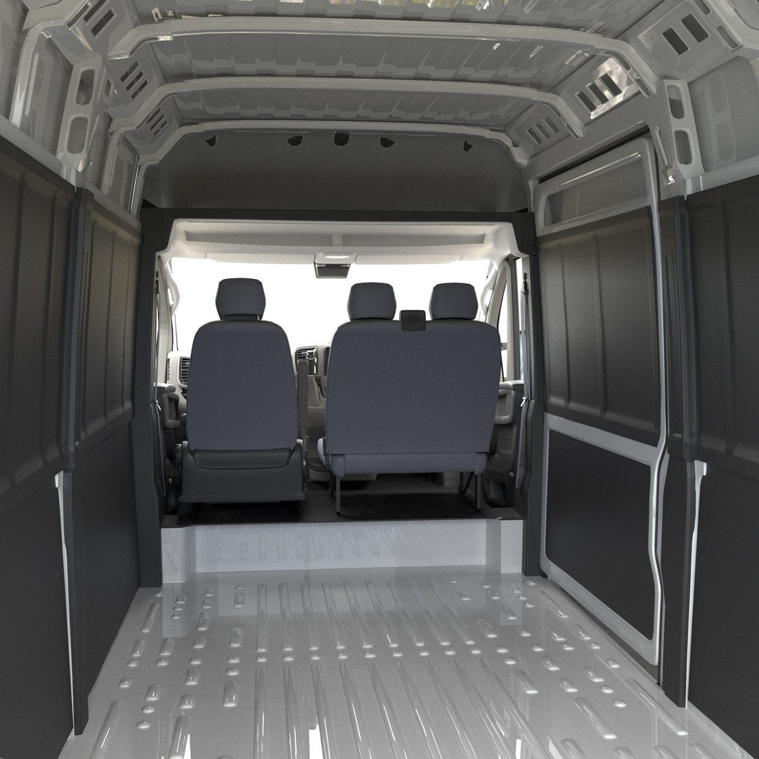 2024 Ram ProMaster L4H2 3D Model – High Poly Cargo Van, FBX, OBJ - View 24